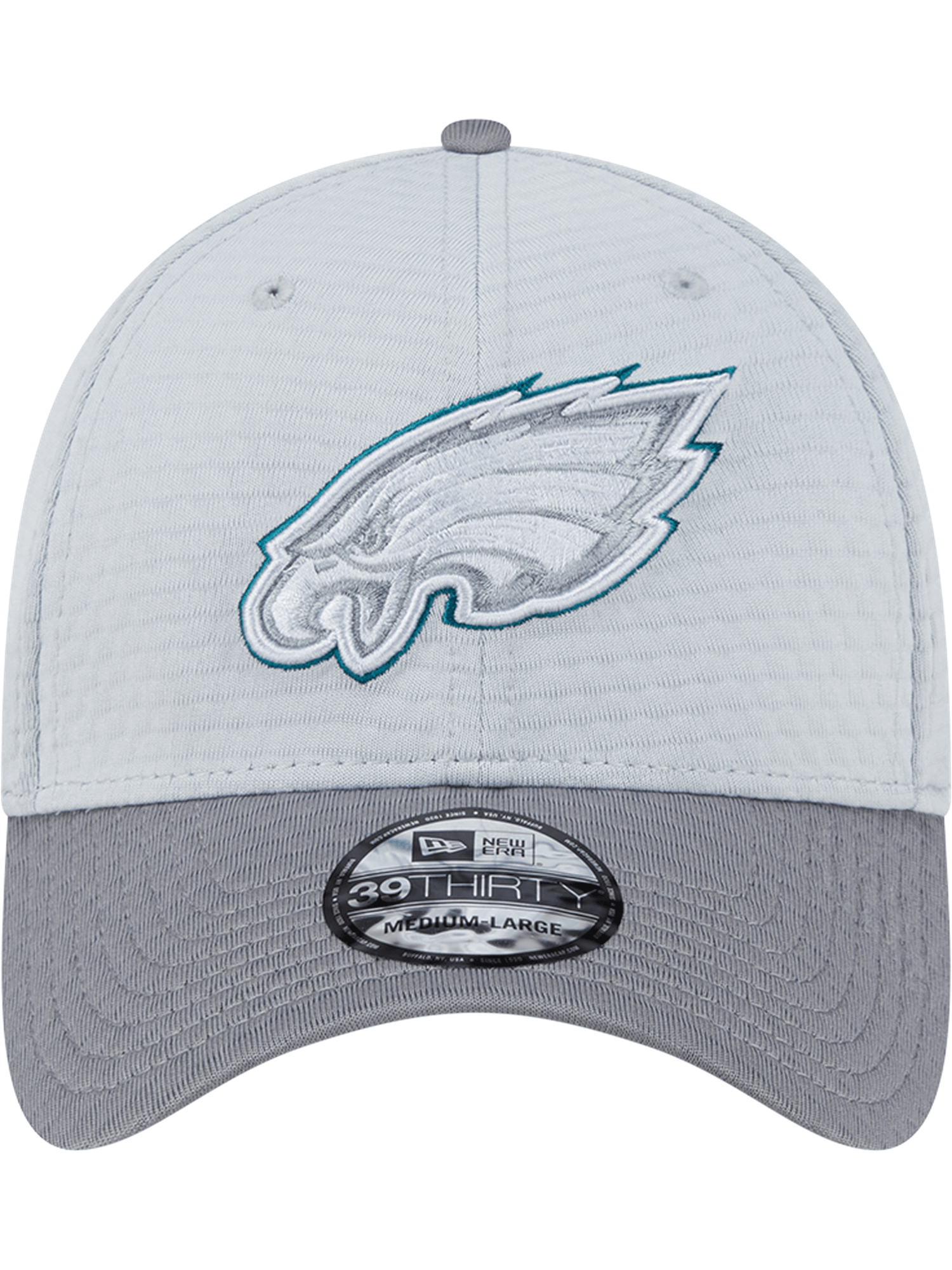 New Era Caps Philadelphia Eagles New Era NFL 24 Training 39THIRTY Stretch-Fit Hat - Grey