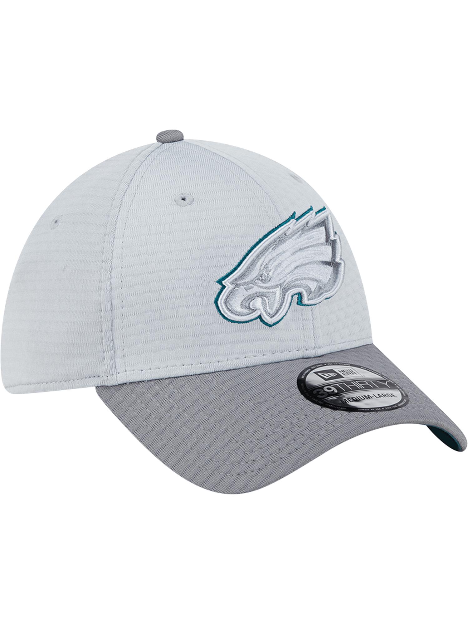 New Era Caps Philadelphia Eagles New Era NFL 24 Training 39THIRTY Stretch-Fit Hat - Grey