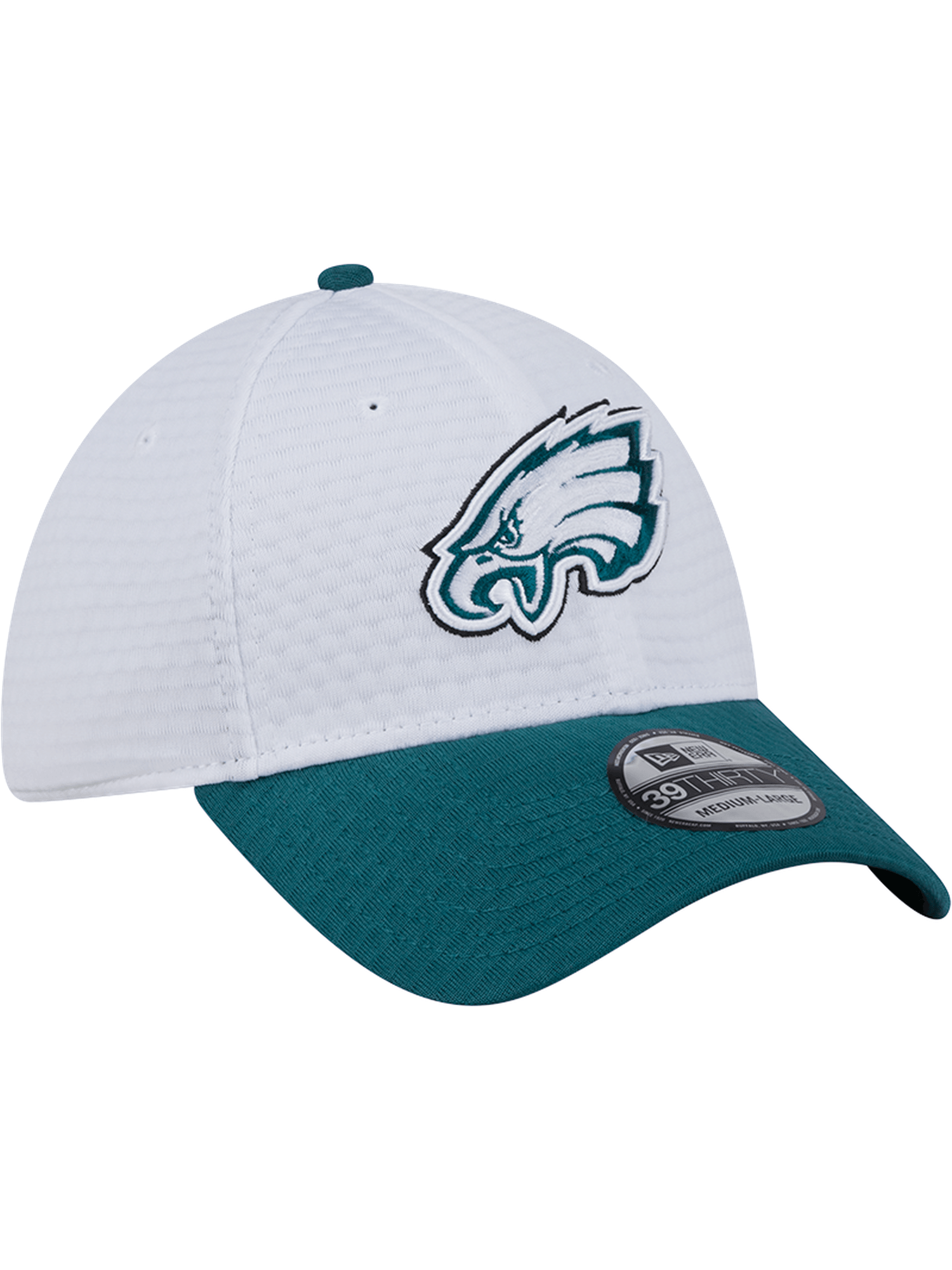 New Era Caps Philadelphia Eagles New Era NFL 24 Training 39THIRTY Stretch-Fit Hat - White