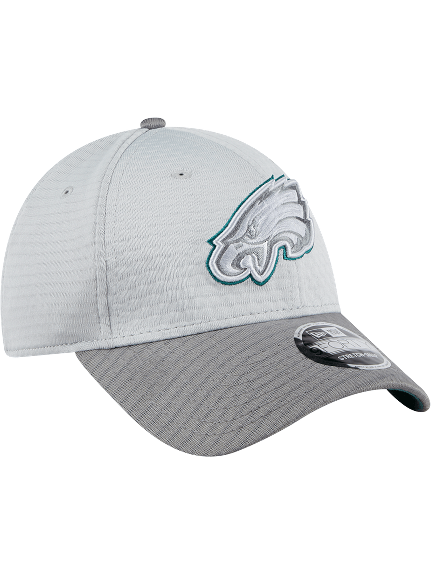 New Era Caps Philadelphia Eagles New Era NFL 24 Training 9FORTY Stretch-Snapback Hat - Grey