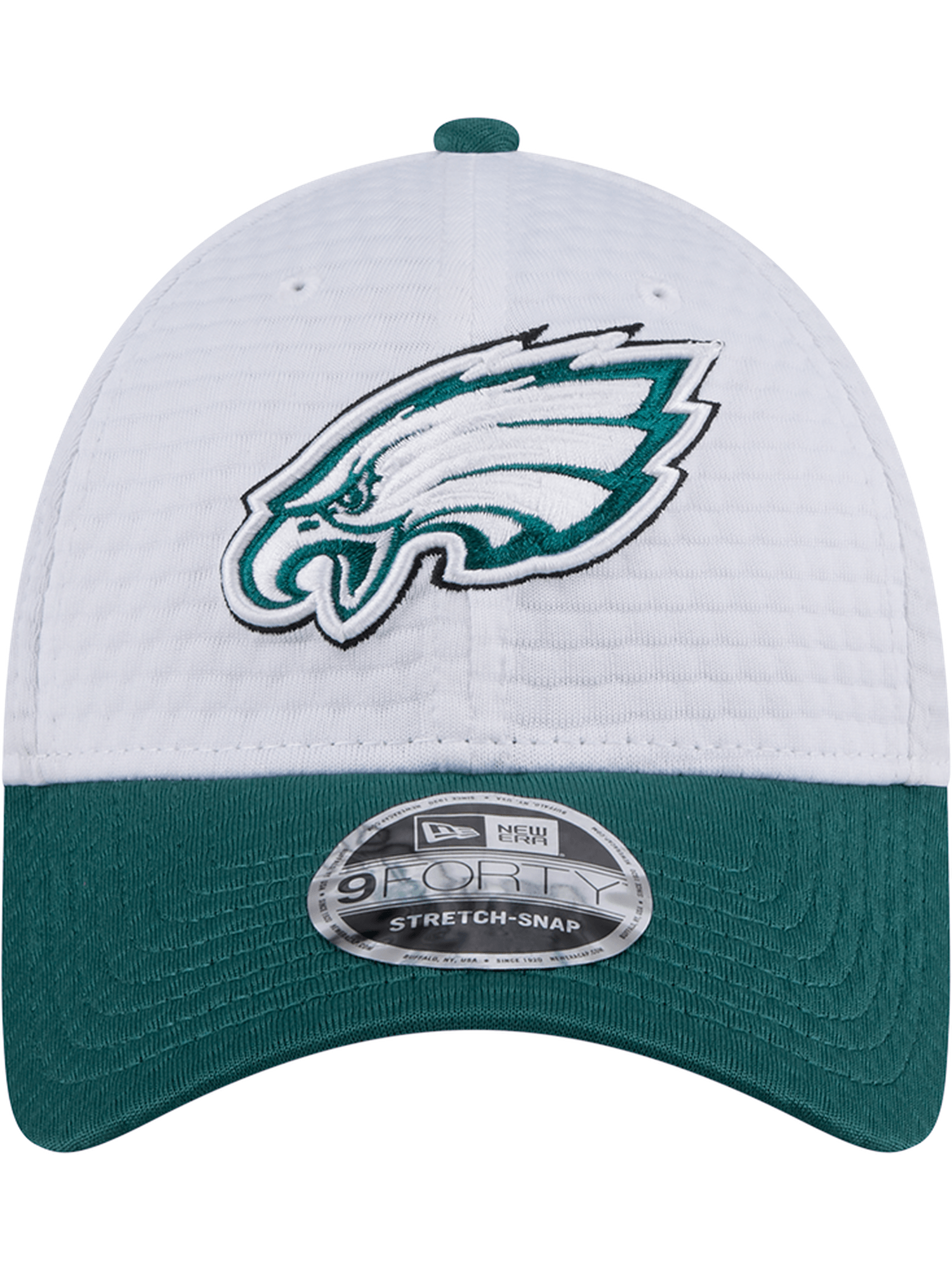 New Era Caps Philadelphia Eagles New Era NFL 24 Training 9FORTY Stretch-Snapback Hat - White