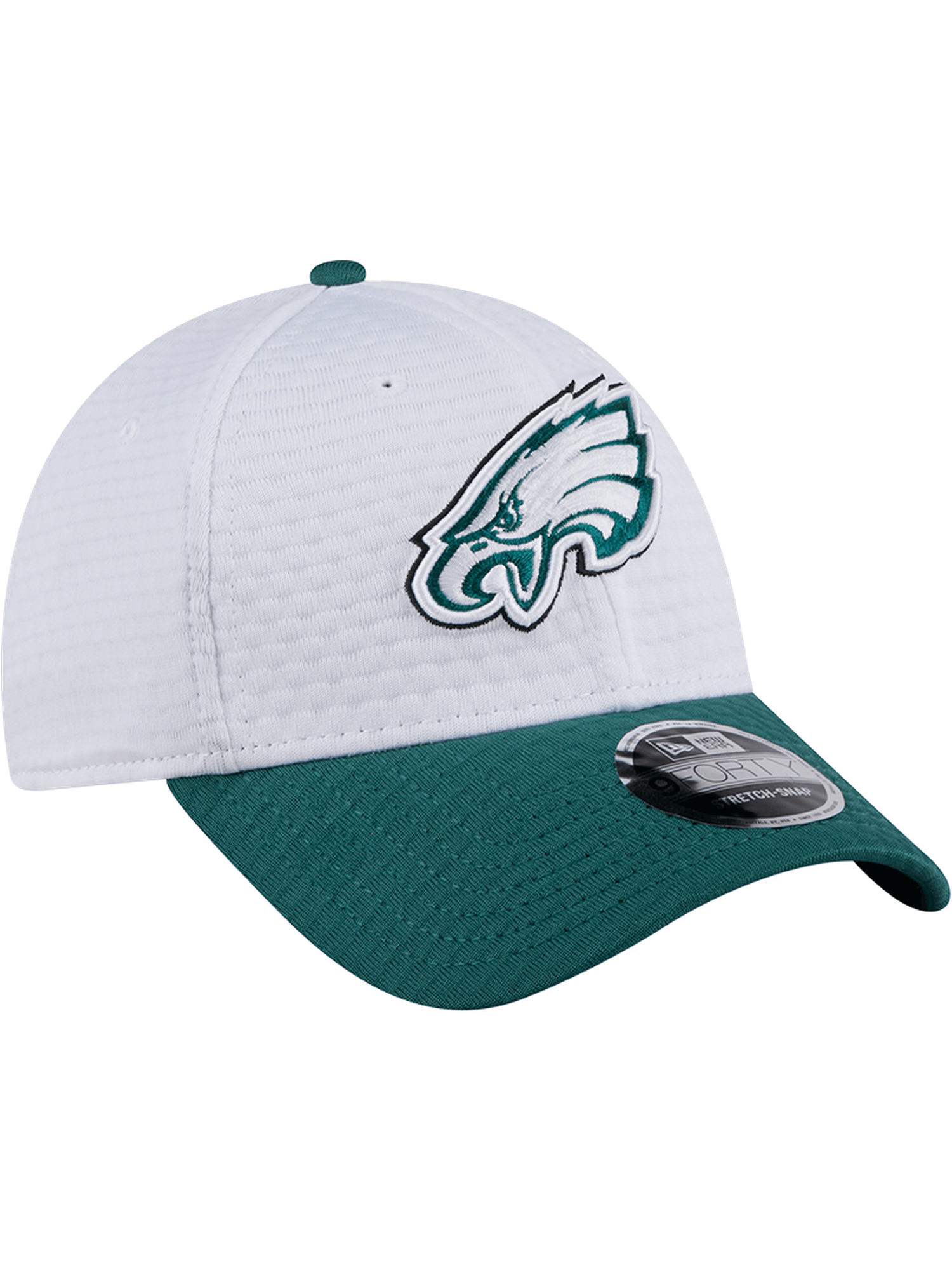 New Era Caps Philadelphia Eagles New Era NFL 24 Training 9FORTY Stretch-Snapback Hat - White