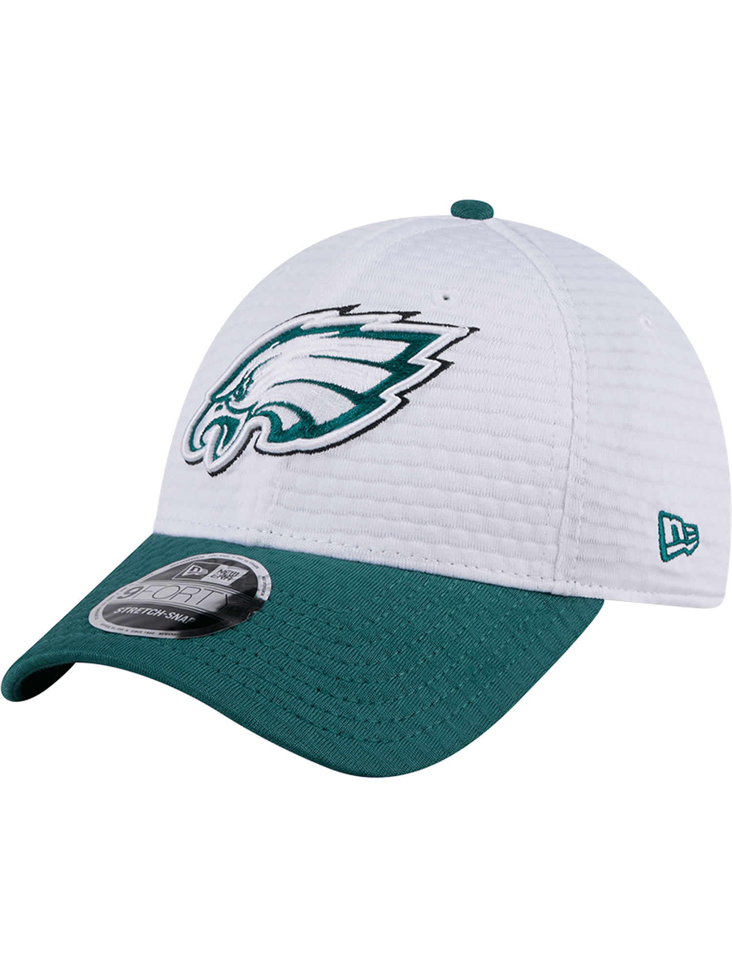 New Era Caps Philadelphia Eagles New Era NFL 24 Training 9FORTY Stretch-Snapback Hat - White