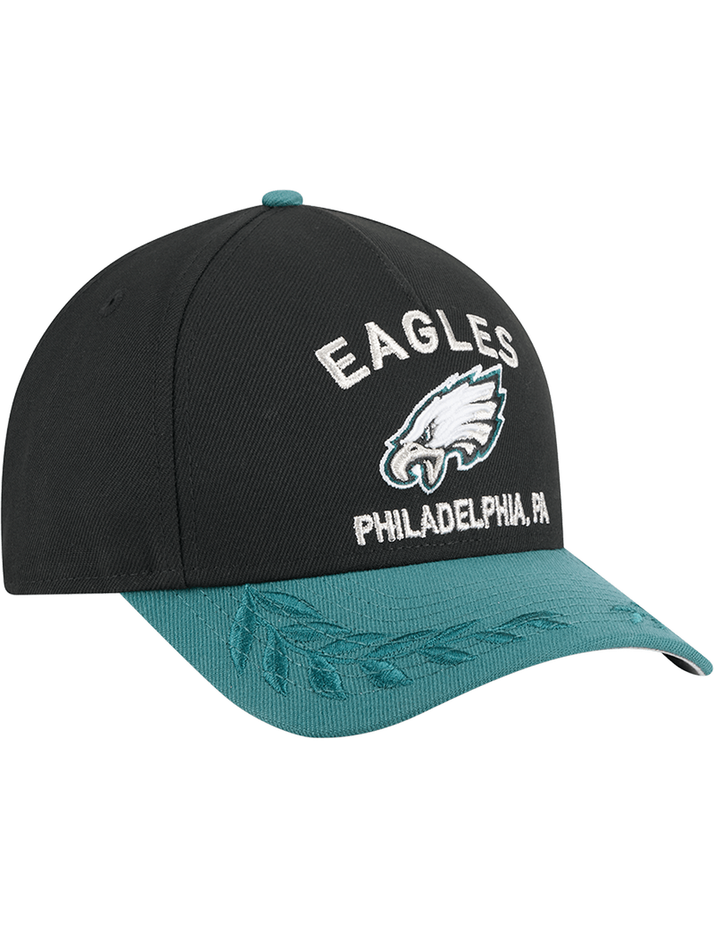 New Era Caps Philadelphia Eagles New Era NFL 25 Draft 9FORTY M-Crown Snapback Hat - Black