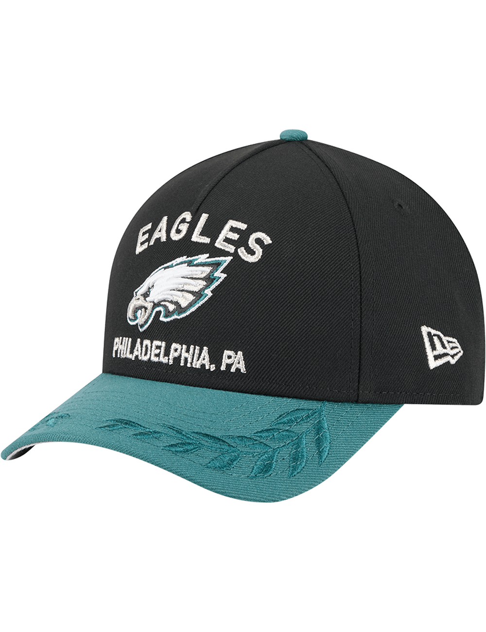 New Era Caps Philadelphia Eagles New Era NFL 25 Draft 9FORTY M-Crown Snapback Hat - Black