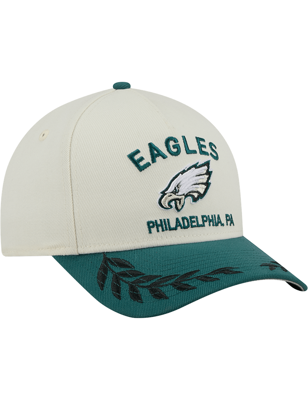 New Era Caps Philadelphia Eagles New Era NFL 25 Draft 9FORTY M-Crown Snapback Hat - Chrome