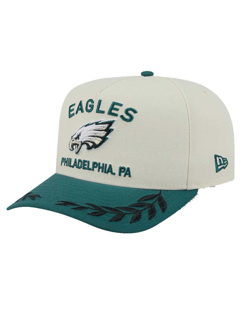 New Era Caps Philadelphia Eagles New Era NFL 25 Draft Pre-Curved 9FIFTY A-Frame Snapback Hat - Chrome