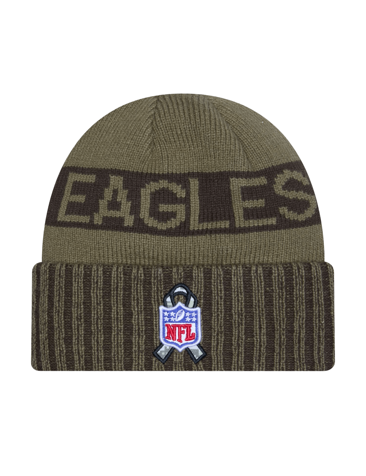 New Era Beanies Philadelphia Eagles New Era NFL 25 Salute To Service Knit Beanie
