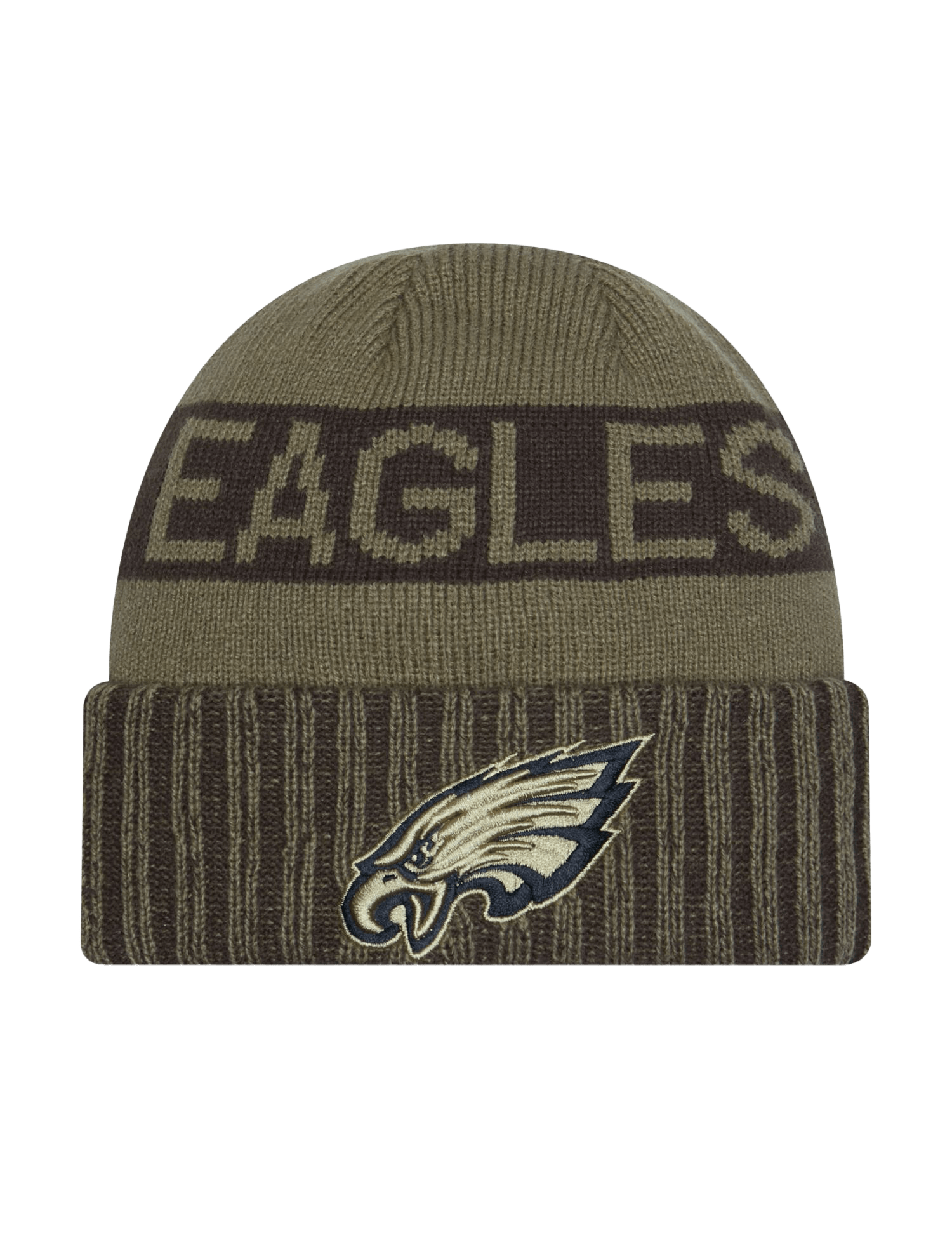 New Era Beanies Philadelphia Eagles New Era NFL 25 Salute To Service Knit Beanie