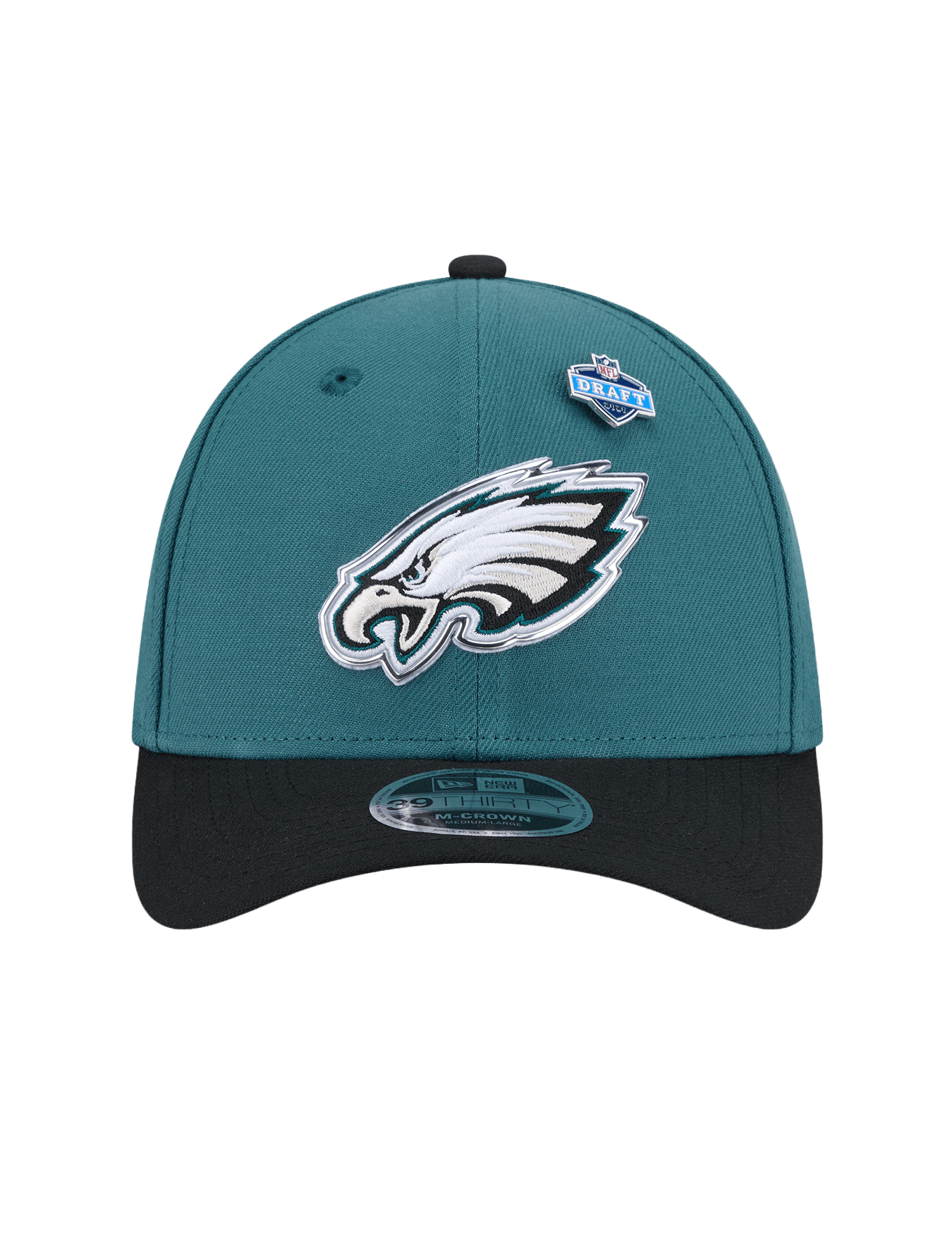 New Era Caps Philadelphia Eagles New Era NFL Draft 26 39THIRTY M-Crown Stretch-Fit Hat