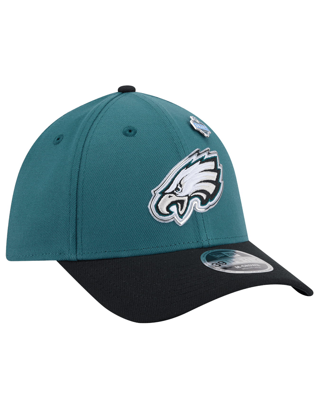 New Era Caps Philadelphia Eagles New Era NFL Draft 26 39THIRTY M-Crown Stretch-Fit Hat