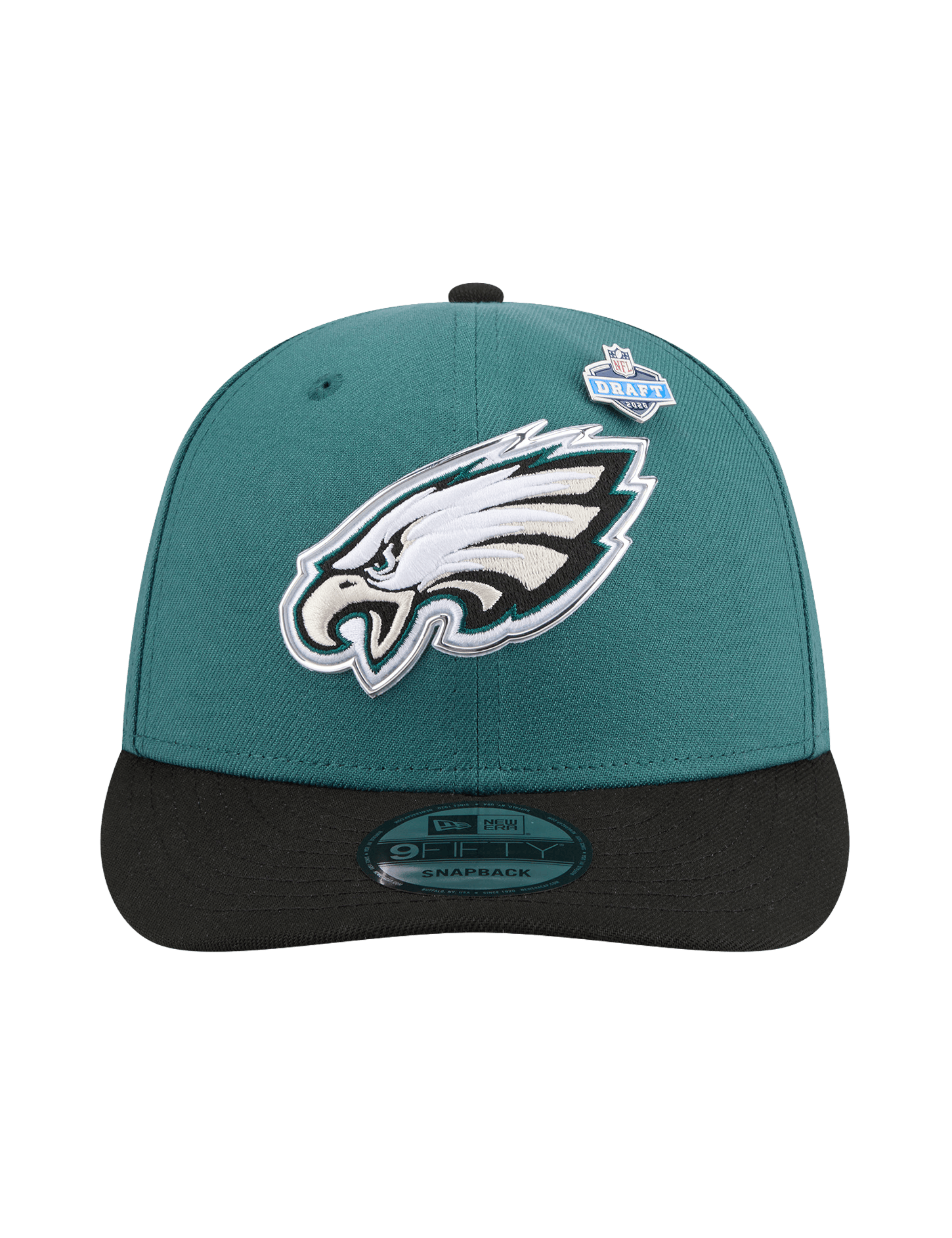 New Era Caps OSFM Philadelphia Eagles New Era NFL Draft 26 9FIFTY Pre-Curved Snapback Hat