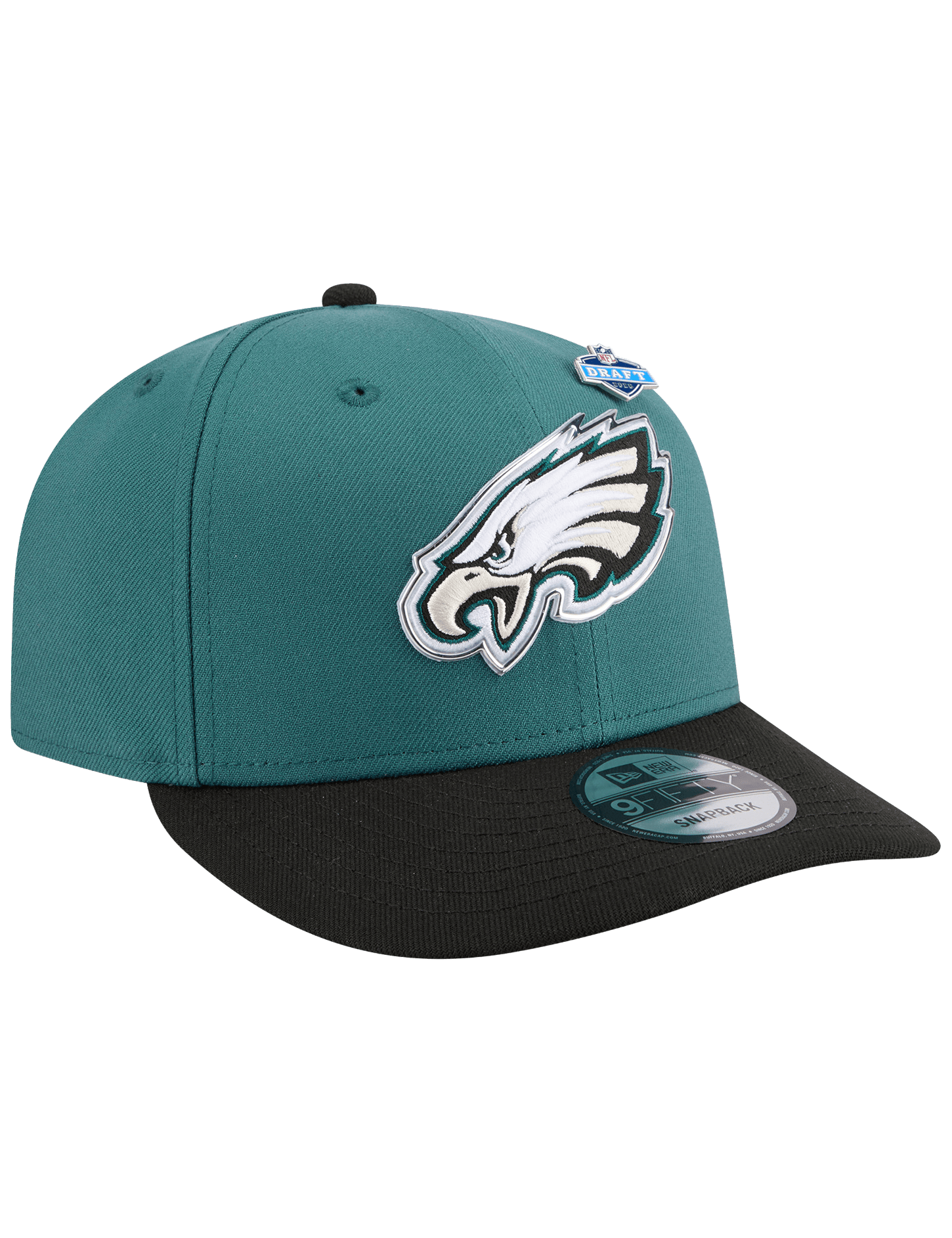New Era Caps OSFM Philadelphia Eagles New Era NFL Draft 26 9FIFTY Pre-Curved Snapback Hat