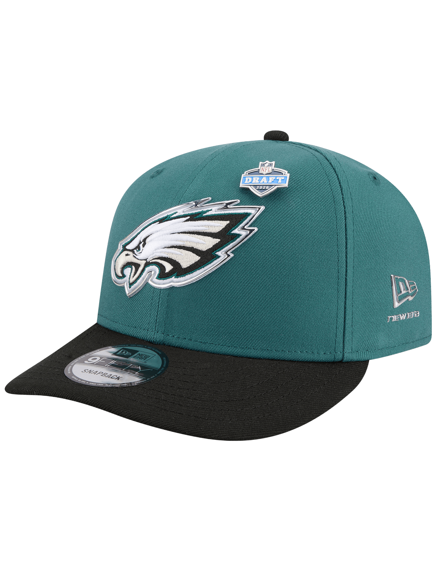 New Era Caps OSFM Philadelphia Eagles New Era NFL Draft 26 9FIFTY Pre-Curved Snapback Hat
