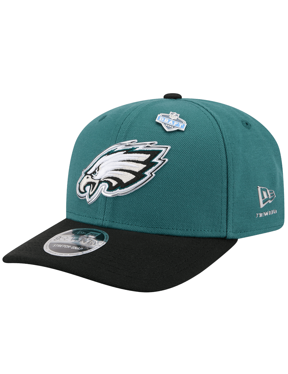 New Era Caps OSFM Philadelphia Eagles New Era NFL Draft 26 9SEVENTY Stretch-Snapback Hat