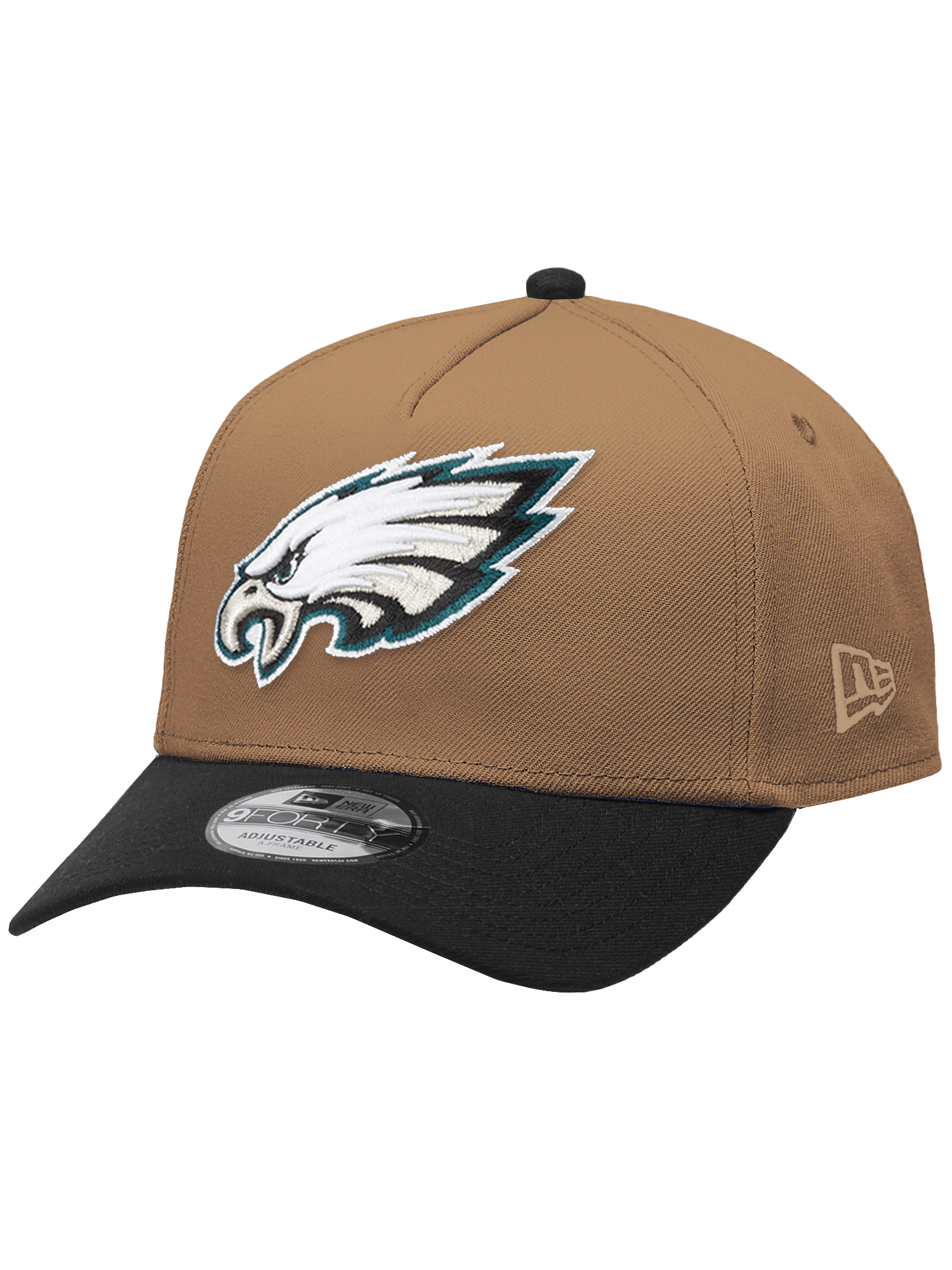 New Era Caps Philadelphia Eagles New Era NFL Team 2T 9FORTY A-Frame Snapback Hat - Khaki