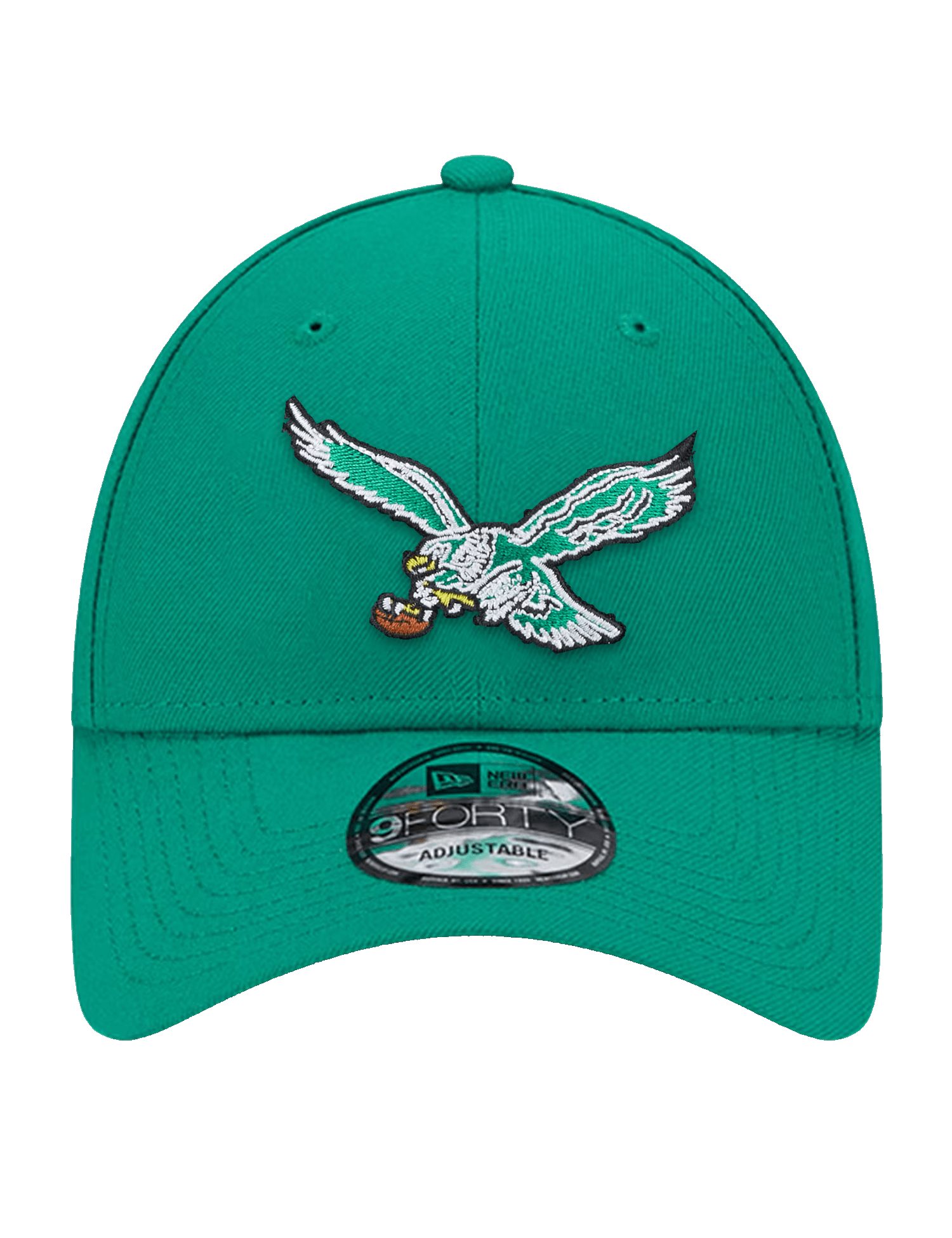 New Era Caps Philadelphia Eagles New Era NFL Throwback 9FORTY Snapback Hat - Kelly Green