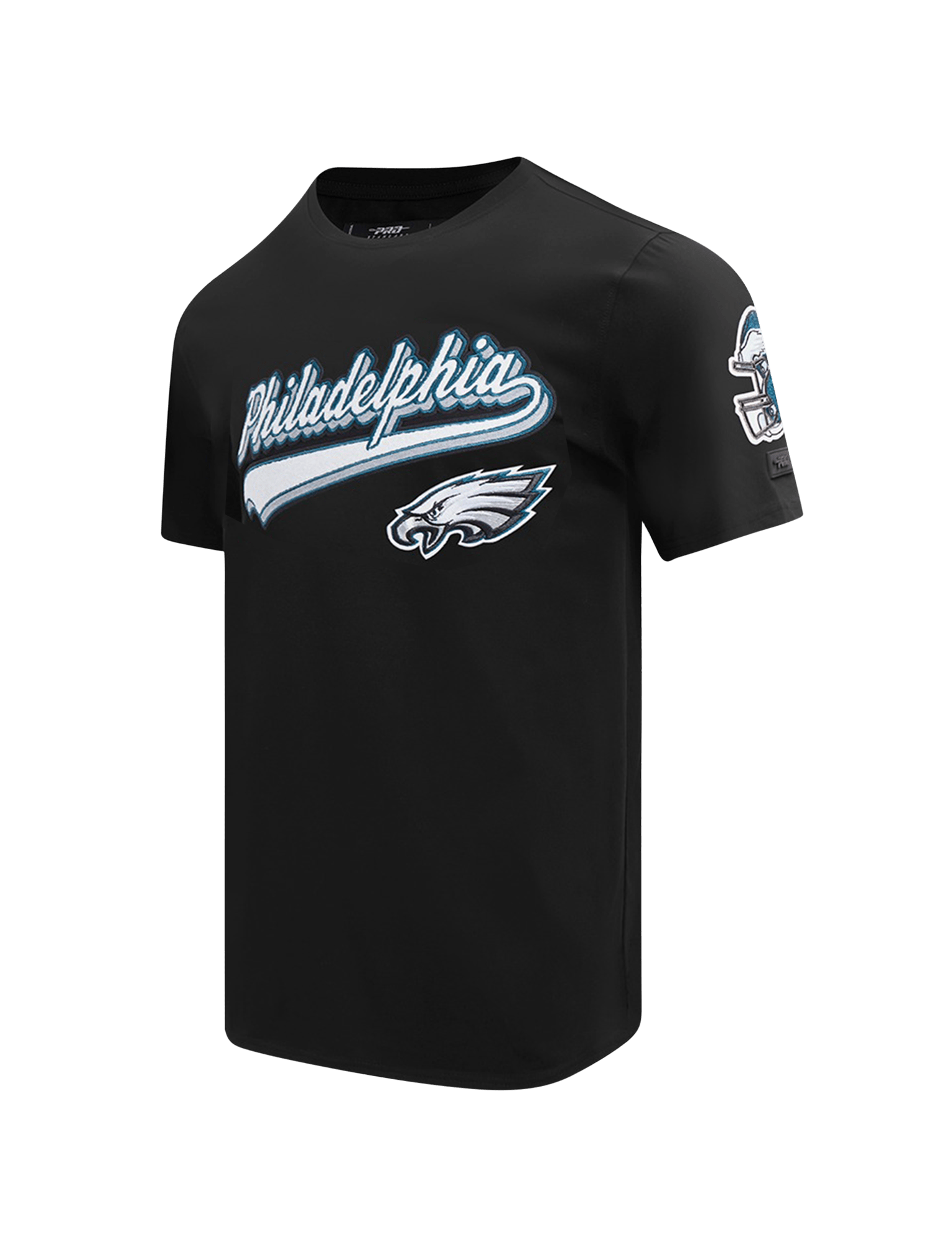Pro Standard T-Shirts Philadelphia Eagles Pro Standard NFL Script Tail Flex T-Shirt - Black