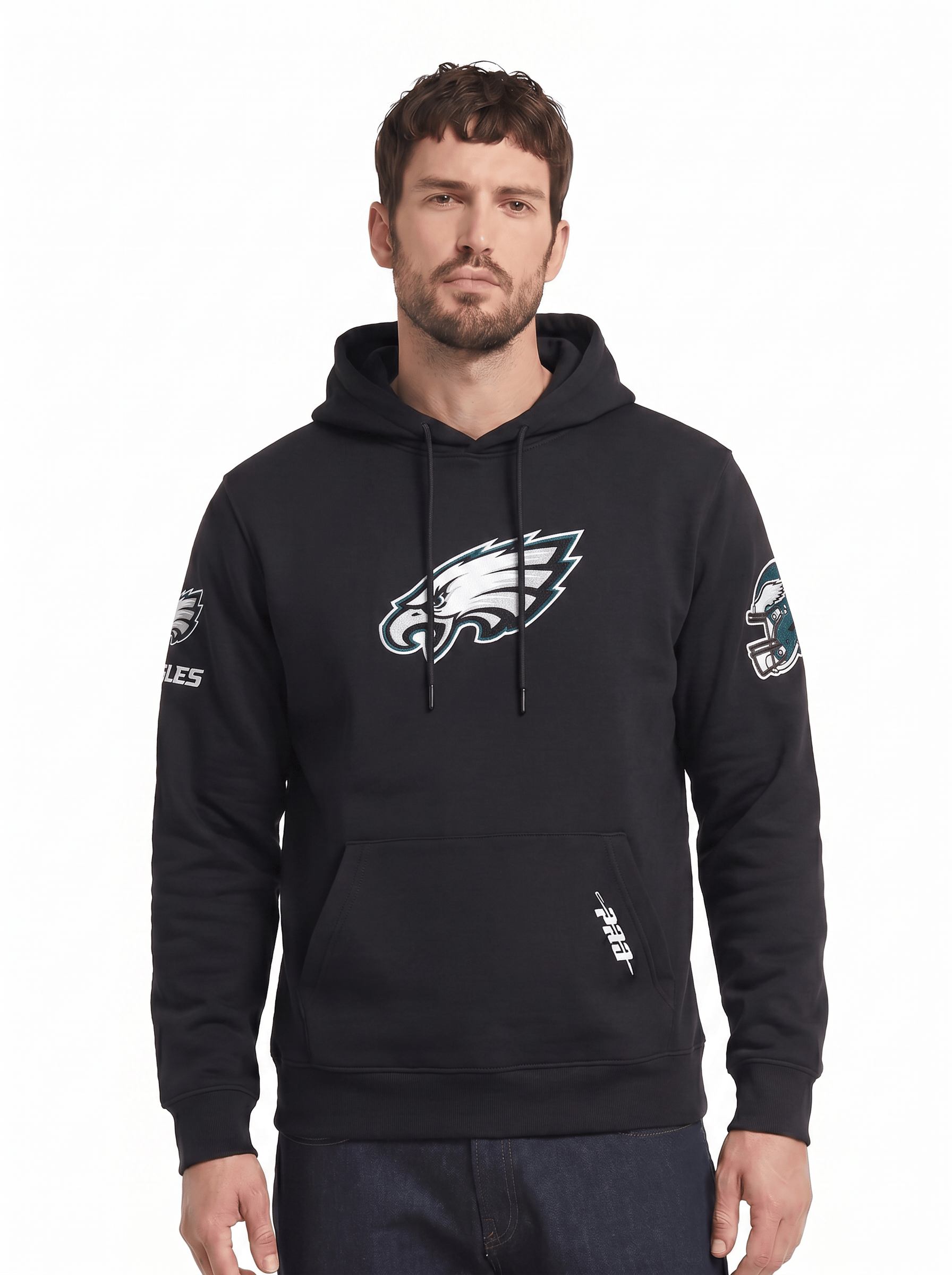 Pro Standard Jumpers Philadelphia Eagles Pro Standard NFL Team Chenille Flex Hoodie Jumper - Black