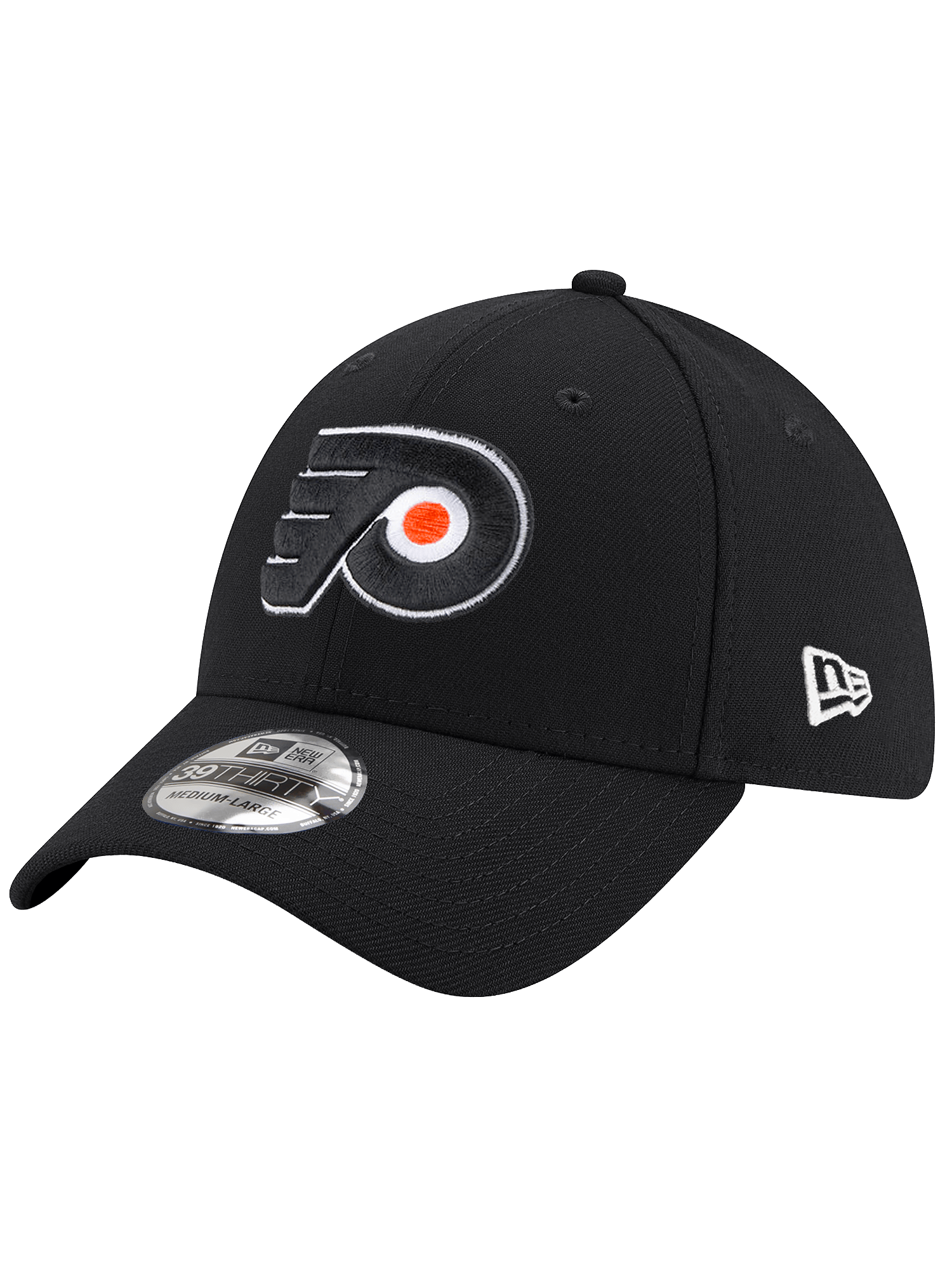 New Era Caps Philadelphia Flyers New Era NHL Team 39THIRTY Stretch-Fit Hat - Black