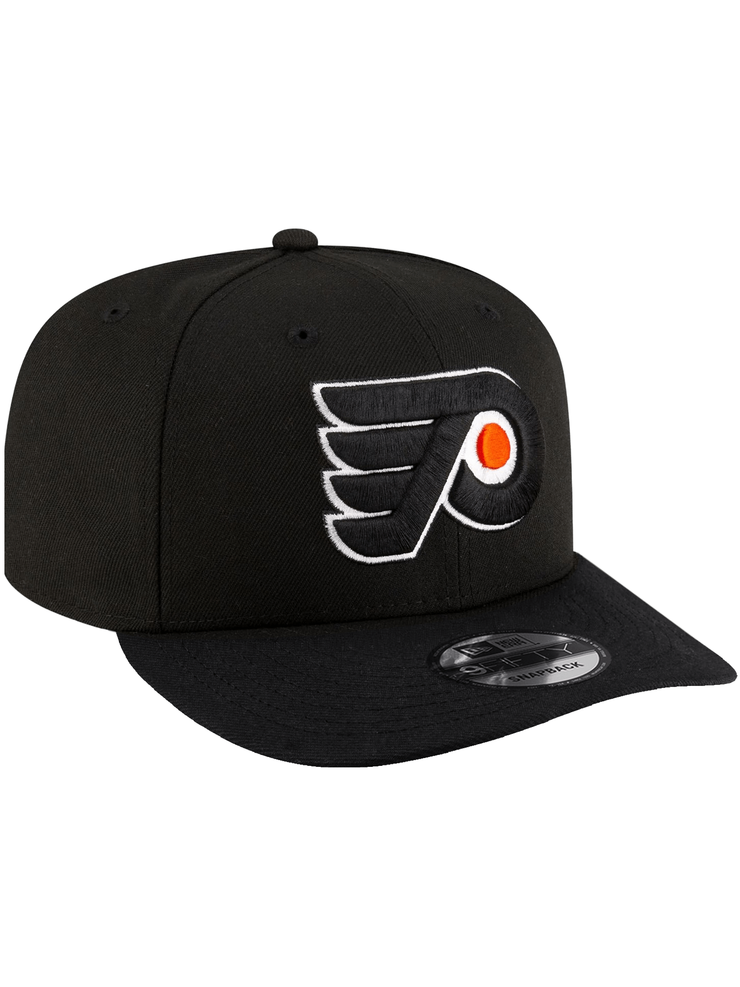 New Era Caps Philadelphia Flyers New Era NHL Team 9FIFTY Pre-Curved Snapback Hat - Black
