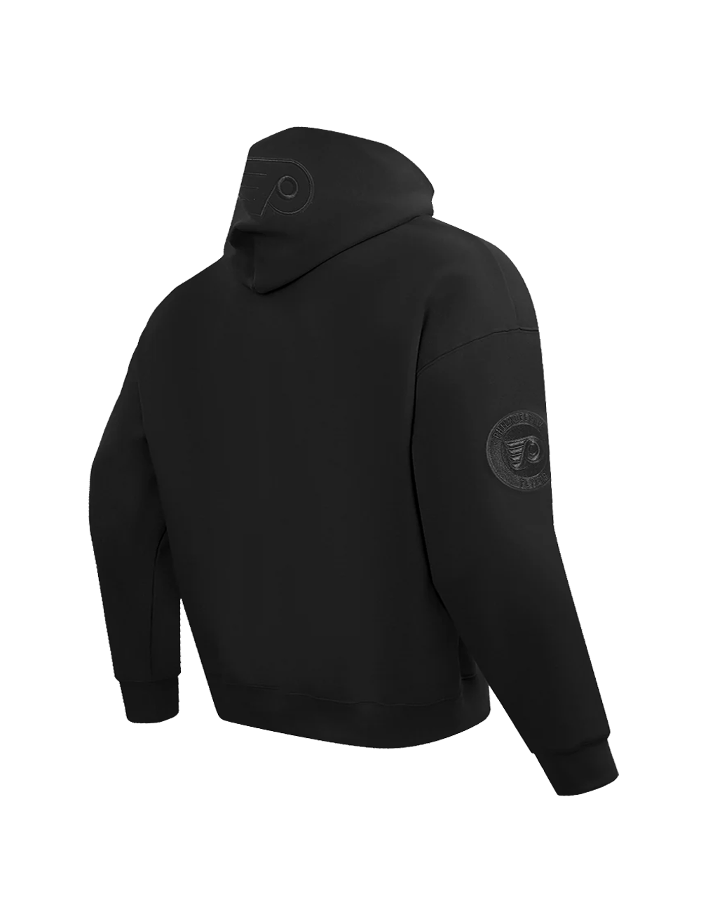Pro Standard Jumpers Philadelphia Flyers Pro Standard NHL Black On Black Drop Shoulder Hoodie Jumper