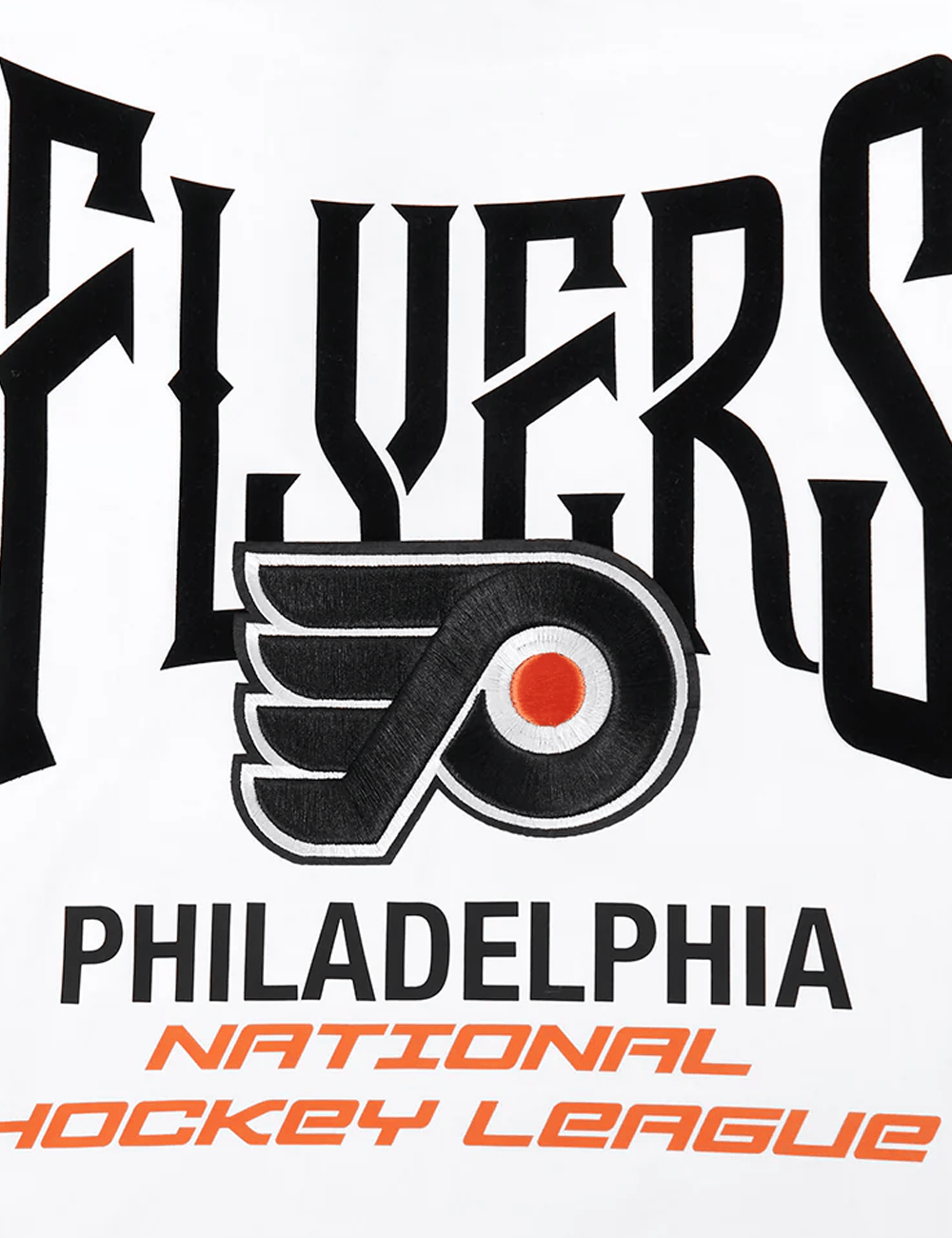 Pro Standard T-Shirts Philadelphia Flyers Pro Standard NHL City Tour 2.0 Drop Shoulder T-Shirt - White