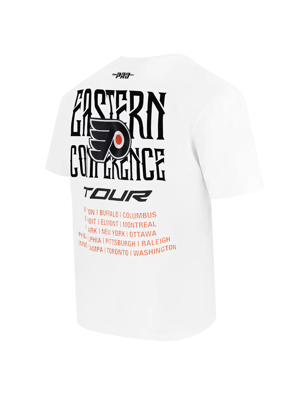 Pro Standard T-Shirts Philadelphia Flyers Pro Standard NHL City Tour 2.0 Drop Shoulder T-Shirt - White