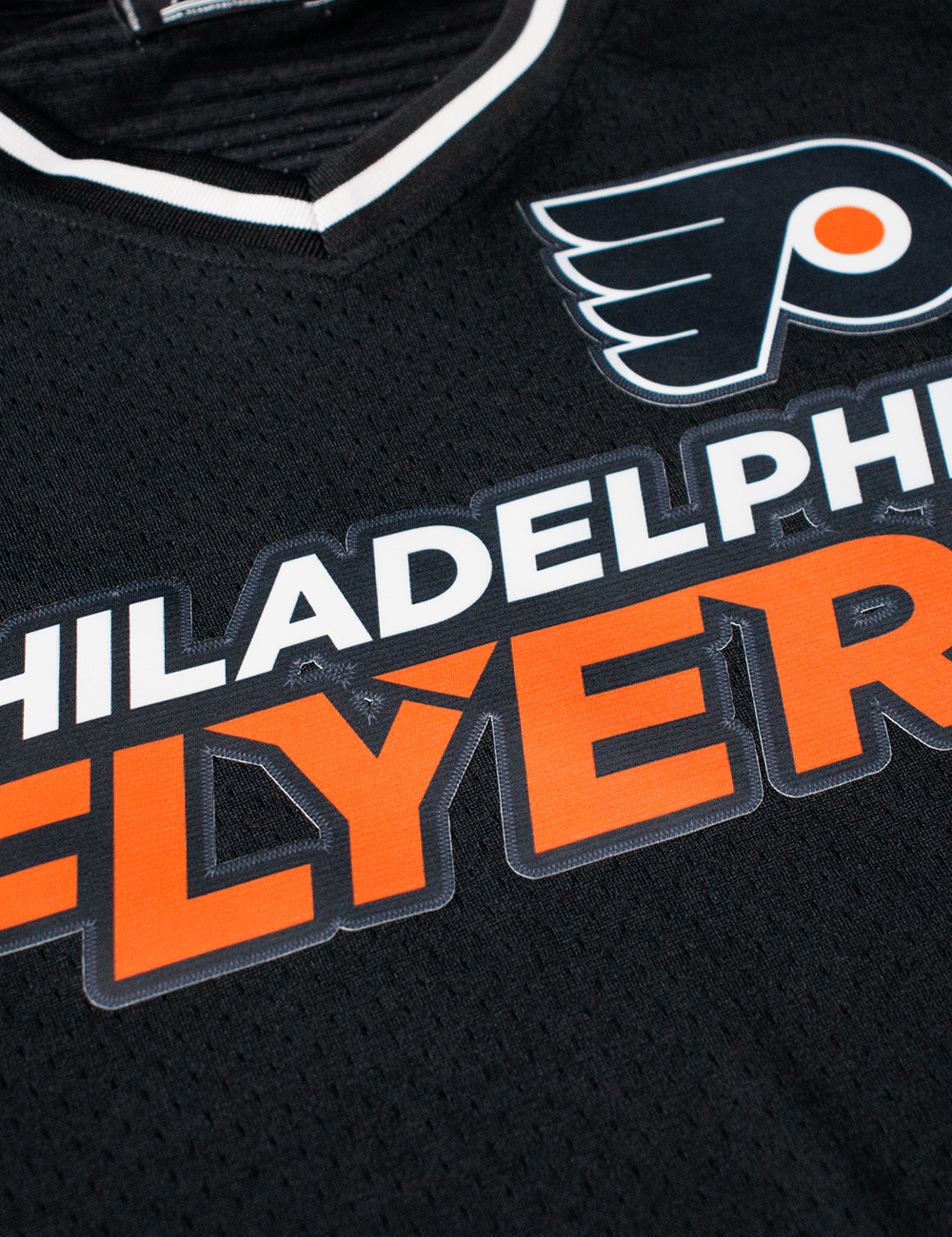 Pro Standard T-Shirts Philadelphia Flyers Pro Standard NHL Team Mesh Short Sleeve - Black