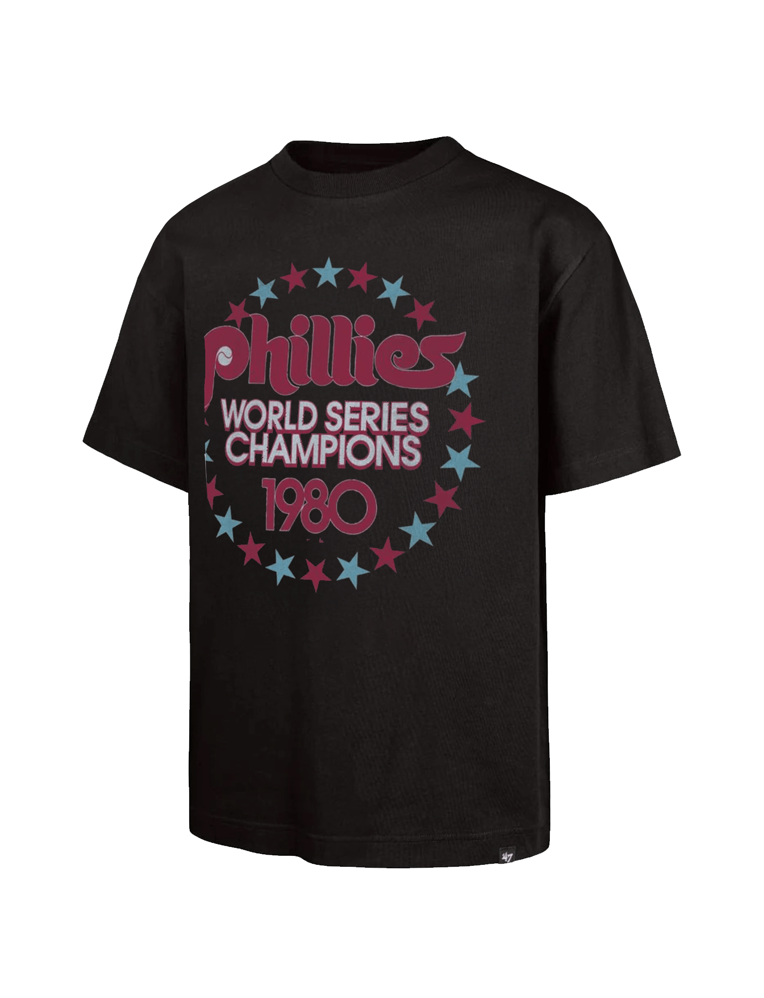 47 Brand T-Shirts Philadelphia Phillies '47 MLB 80 Champs Vintage Foundation T-Shirt - Carbonite