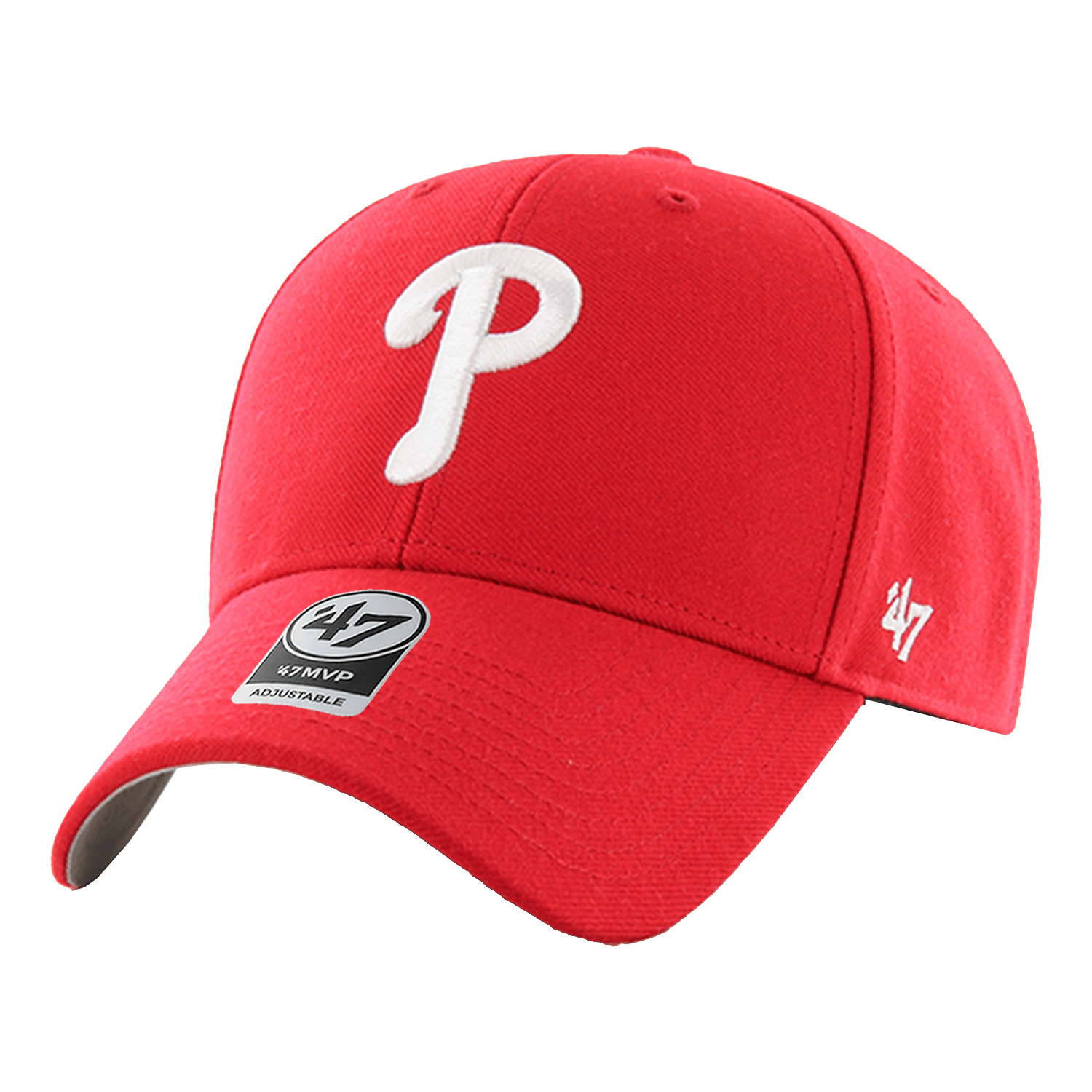 47 Brand Caps Philadelphia Phillies '47 MLB Team MVP Adjustable Hat - Red