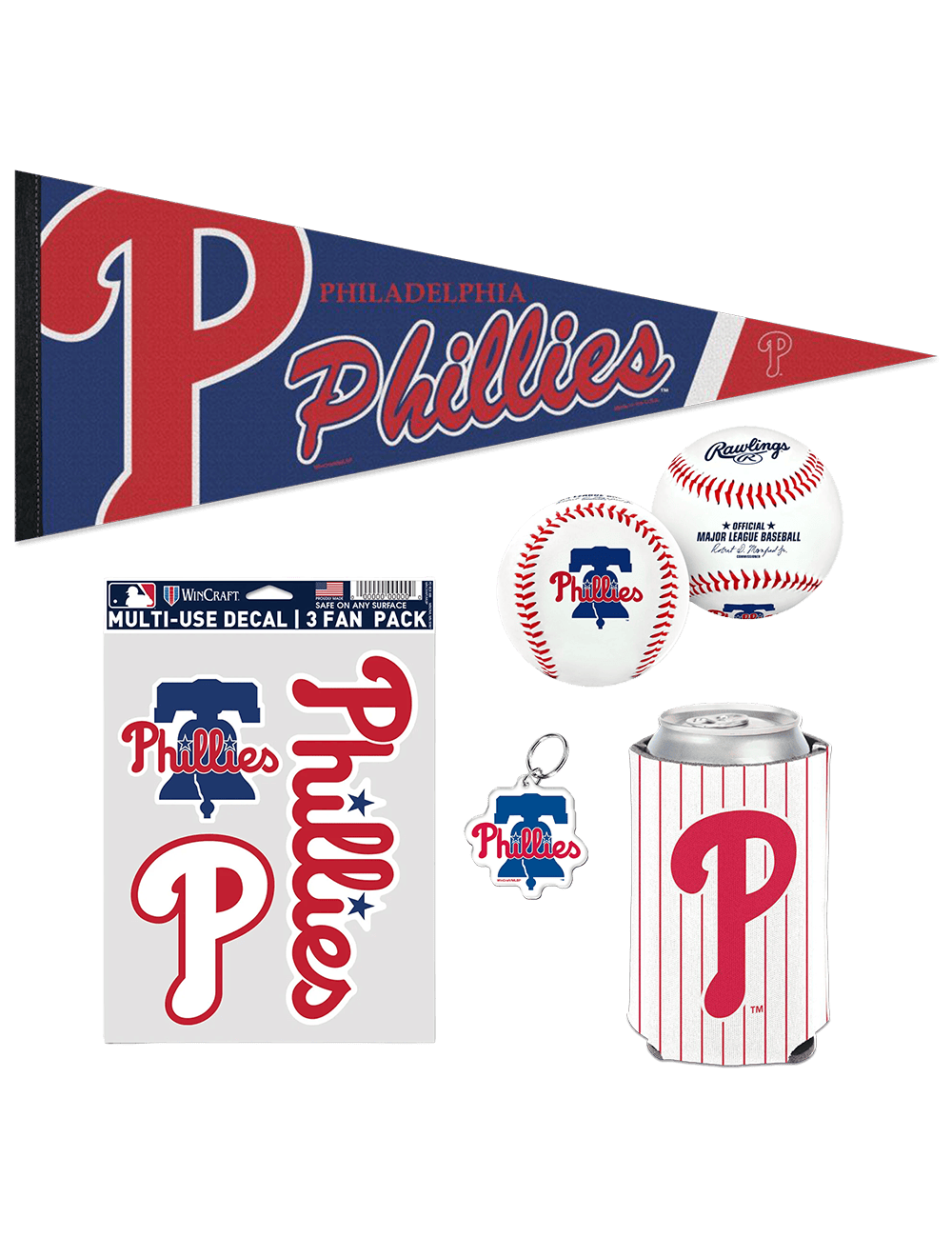 US Sports HQ Bundles Philadelphia Phillies MLB True Fan Accessories Bundle
