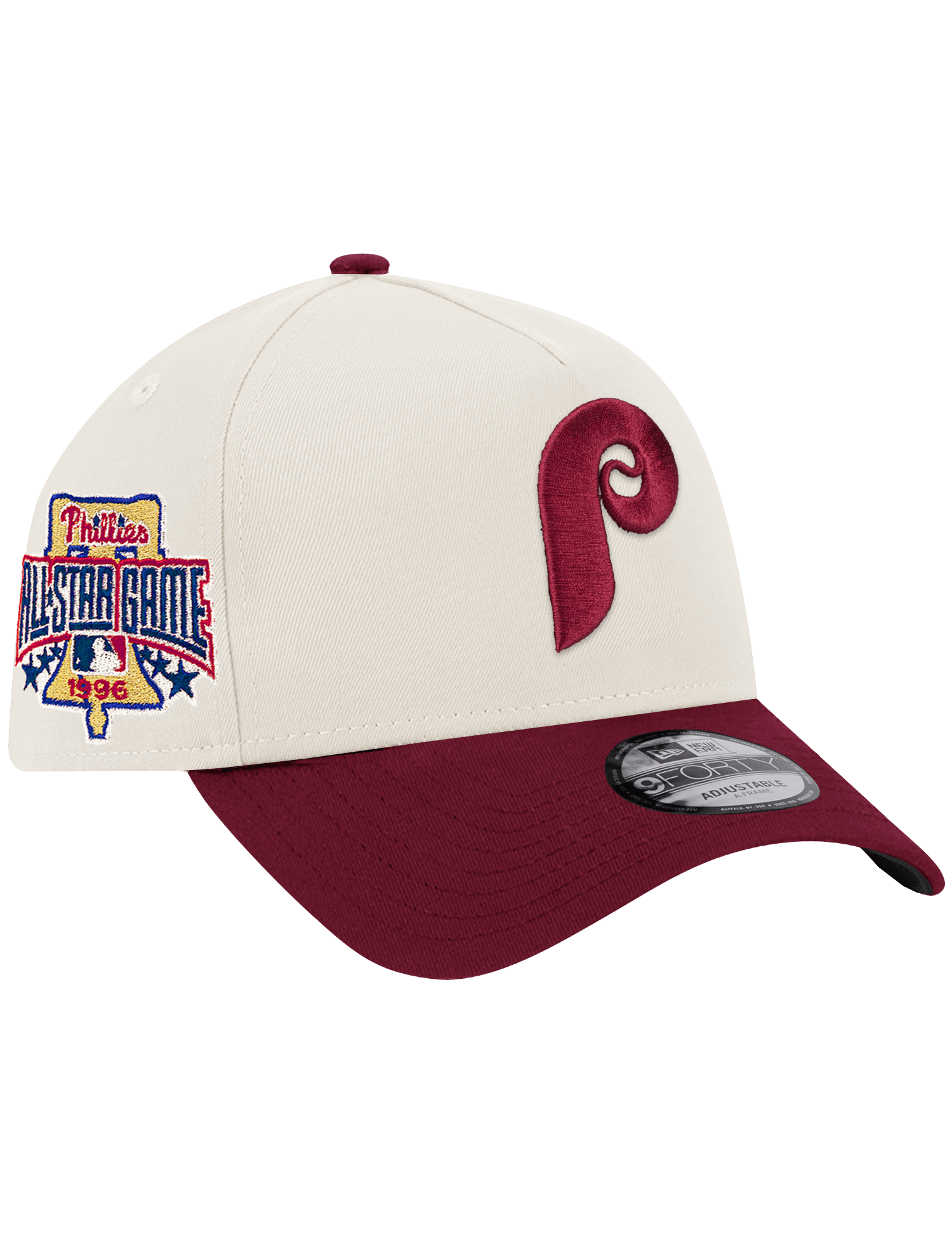 New Era Caps Philadelphia Phillies New Era MLB 96 All Star 9FORTY A-Frame Snapback Hat - Chrome