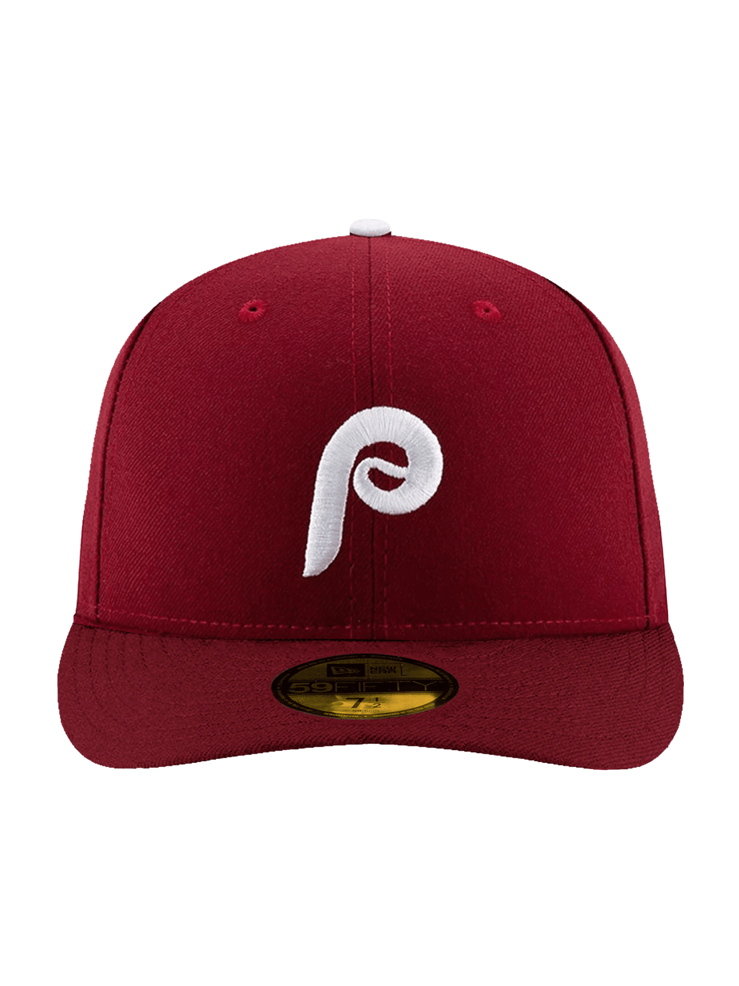 New Era Caps Philadelphia Phillies New Era MLB Alt AC On-Field Pre-Curved 59FIFTY Fitted Hat - Maroon