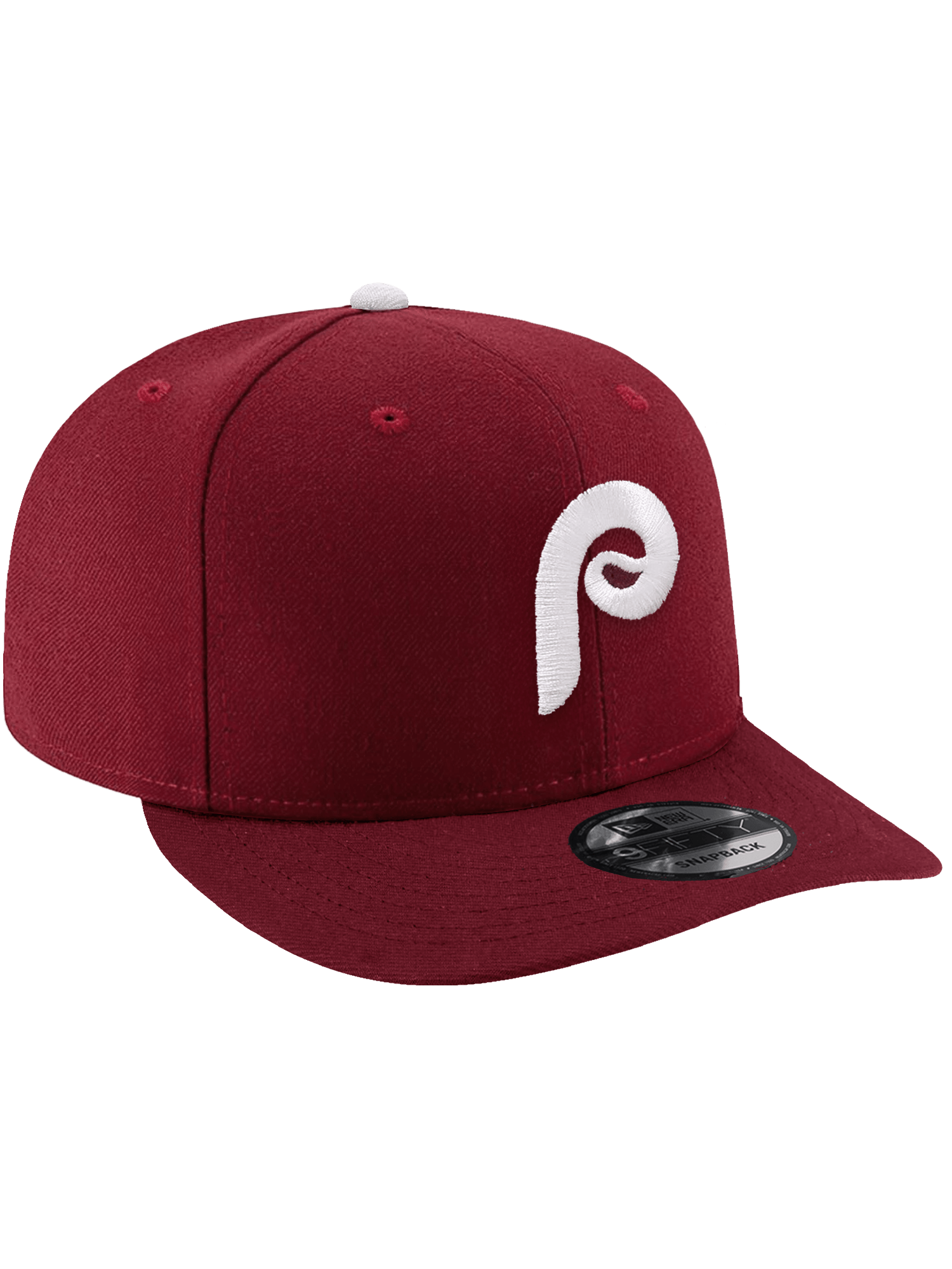 New Era Caps OSFA Philadelphia Phillies New Era MLB Alt Pre-Curved 9FIFTY Snapback Hat - Maroon