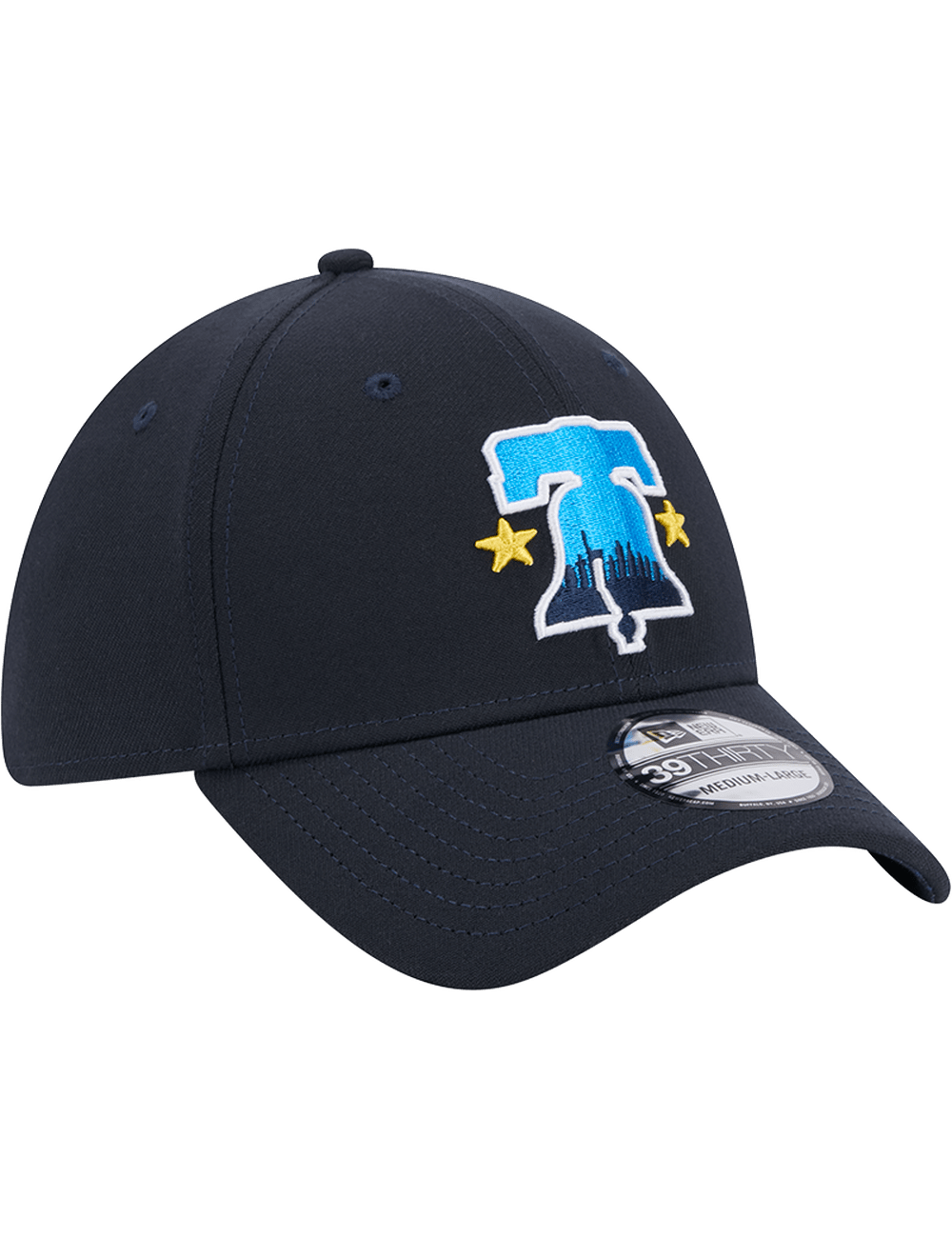 New Era Caps Philadelphia Phillies New Era MLB City Connect 39THIRTY Stretch-Fit Hat - Navy
