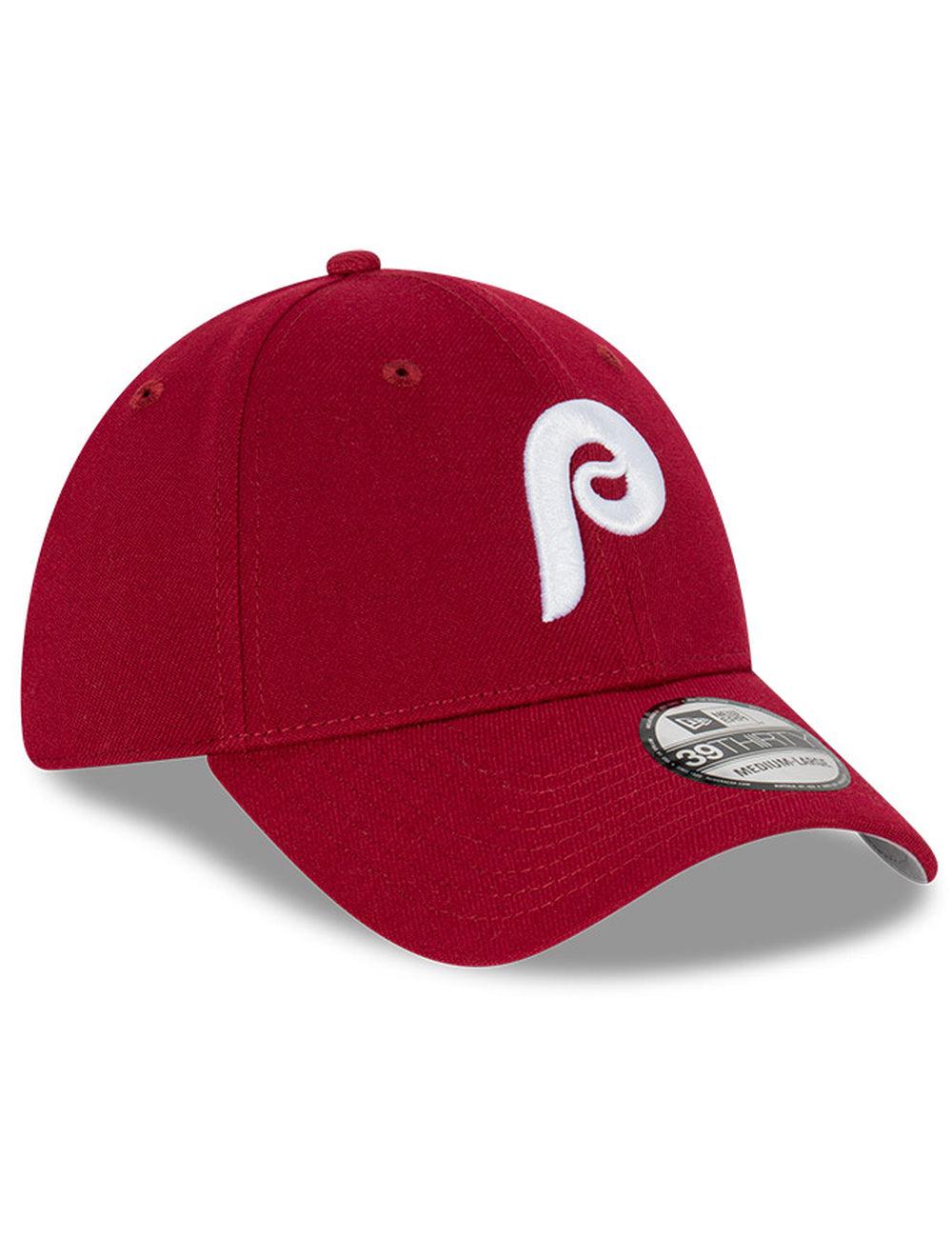 New Era Caps Philadelphia Phillies New Era MLB Cooperstown 39THIRTY Stretch-Fit Hat - Maroon