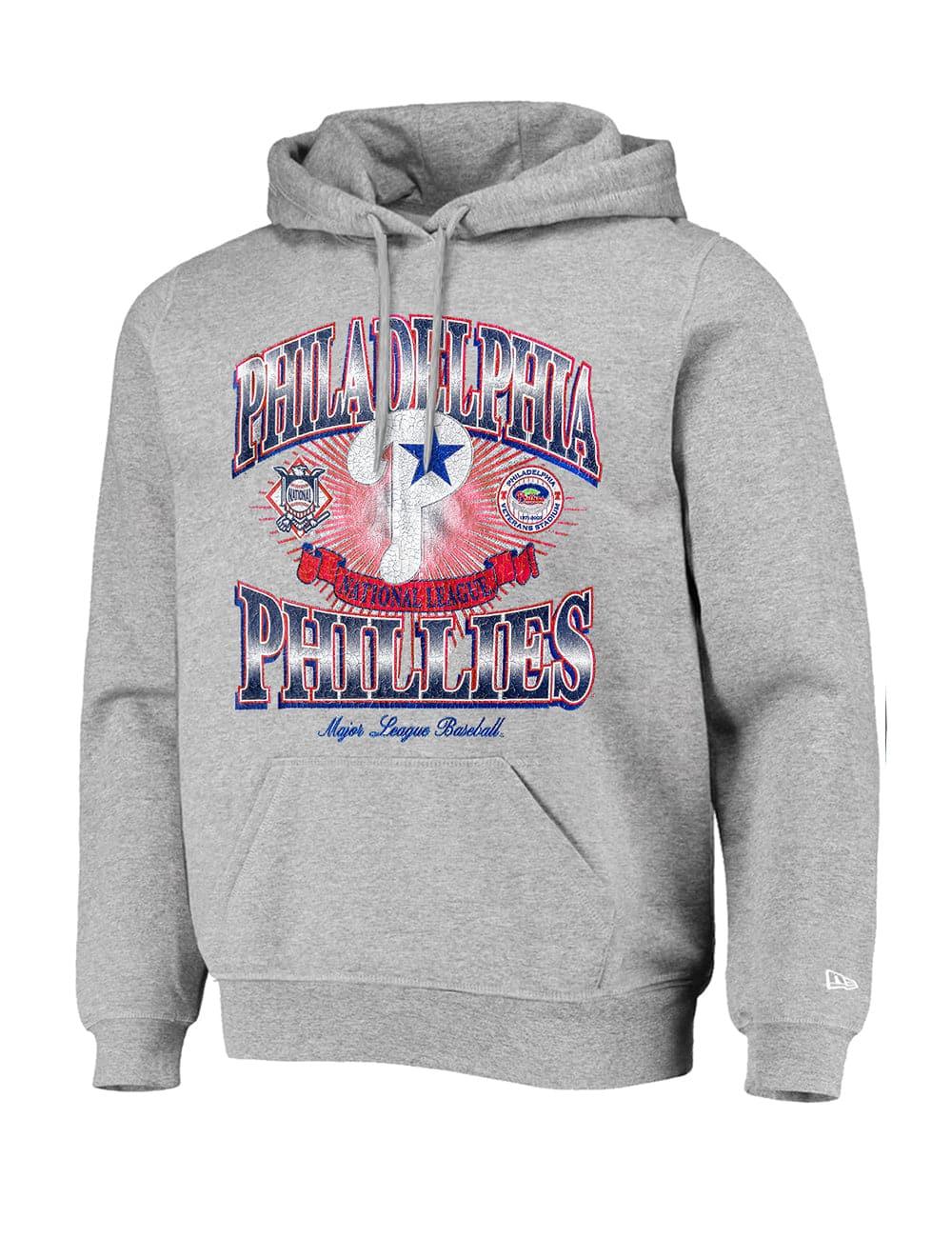 New Era Jumpers Philadelphia Phillies New Era MLB Gradient Arch Hoodie Jumper - Grey