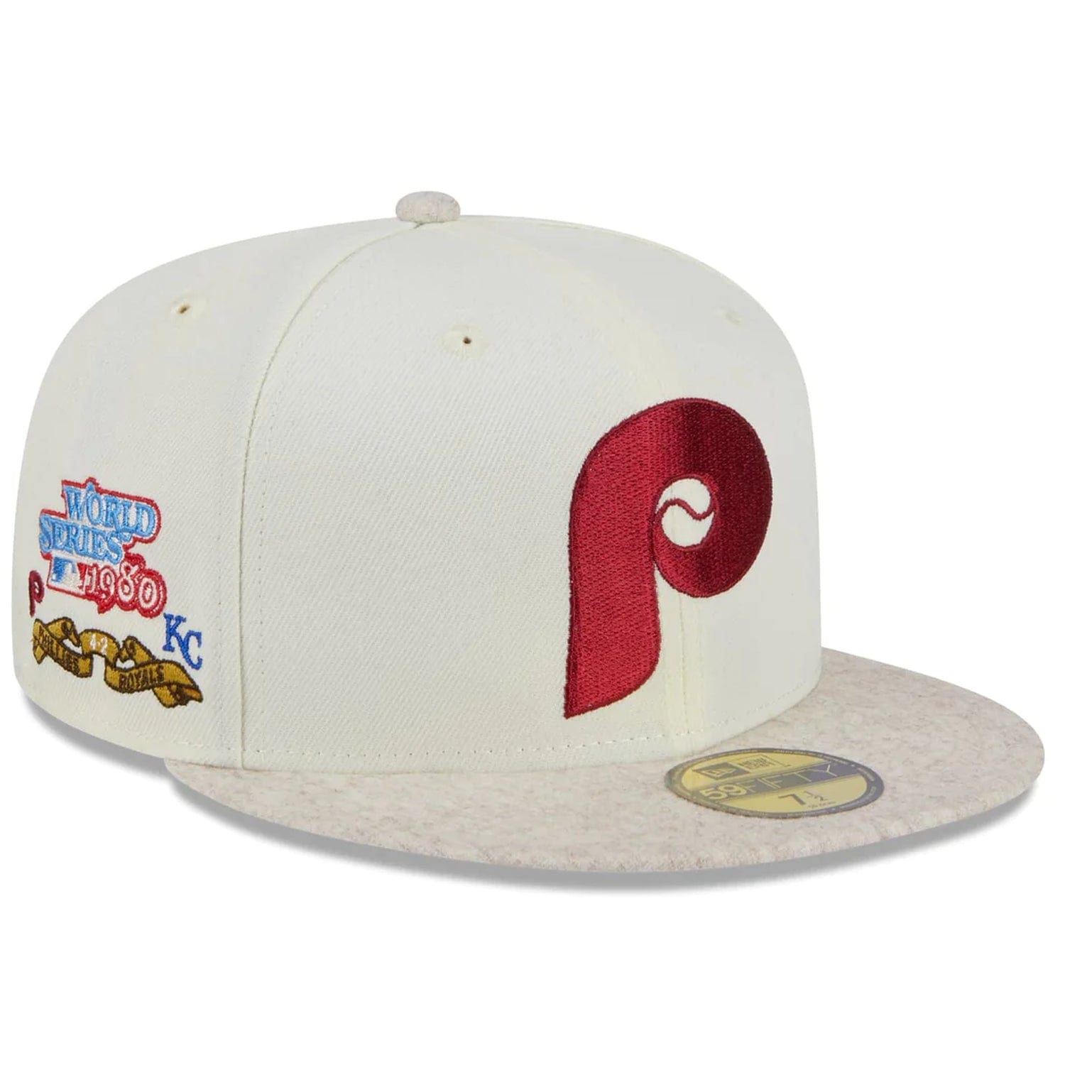 New Era Caps Philadelphia Phillies New Era MLB Match-Up 59FIFTY Fitted Hat - Chrome