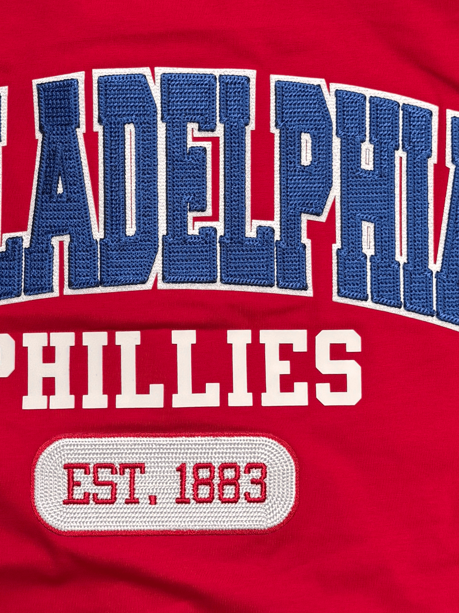 Pro Standard T-Shirts Philadelphia Phillies Pro Standard MLB City Arch Premium Flex T-Shirt - Red