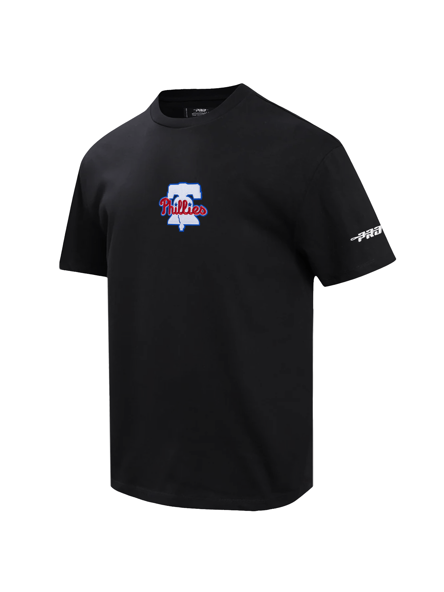 Pro Standard T-Shirts Philadelphia Phillies Pro Standard MLB Icon Drop Shoulder T-Shirt - Black