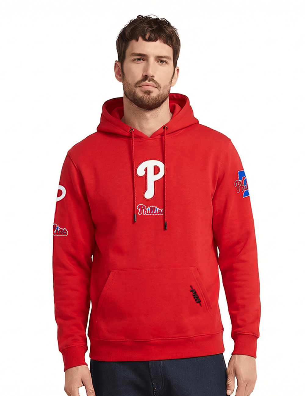 Pro Standard Jumpers Philadelphia Phillies Pro Standard MLB Team Chenille Flex Hoodie Jumper - Red