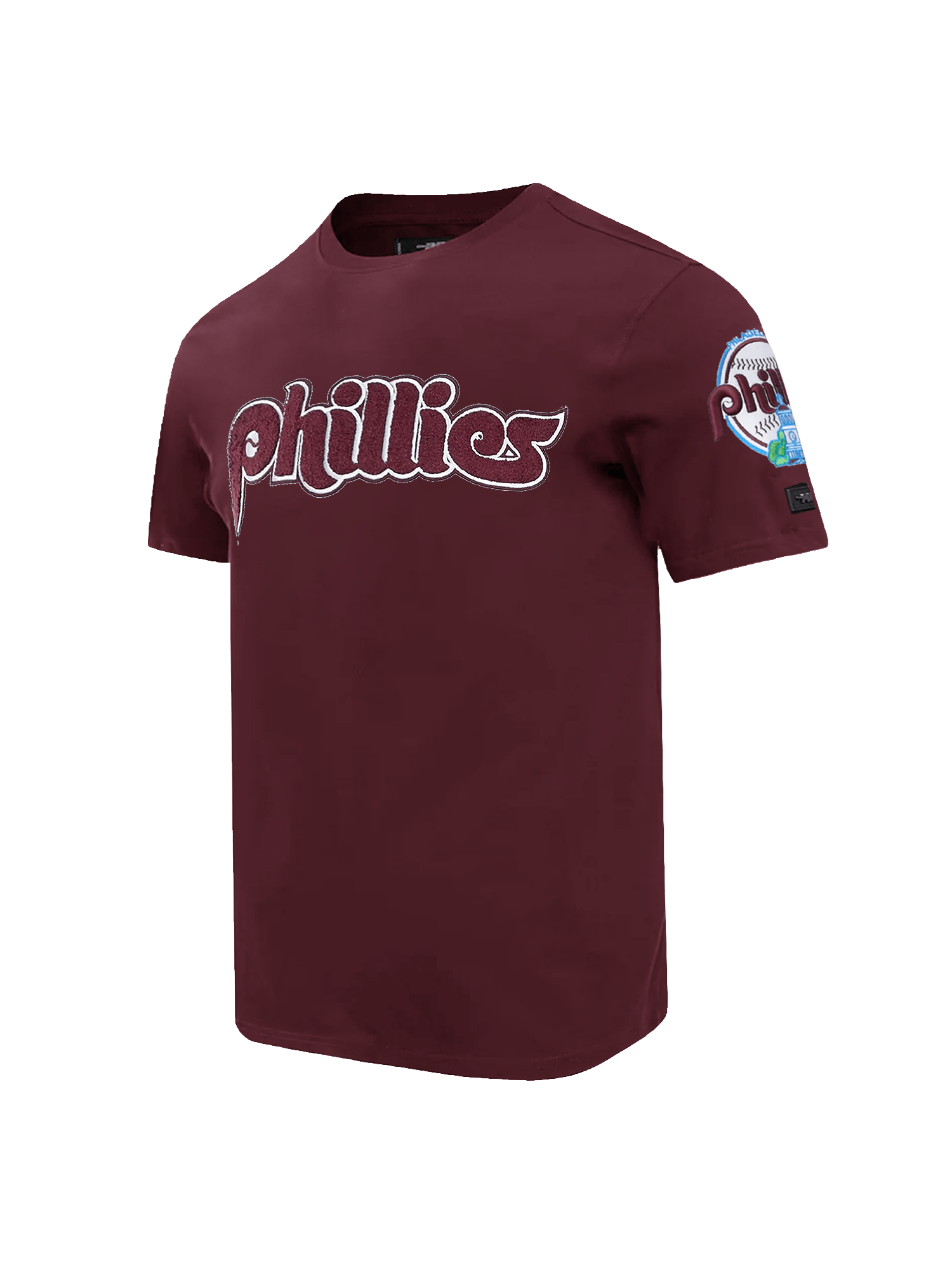 Pro Standard T-Shirts Philadelphia Phillies Pro Standard MLB Team Chenille Flex T-Shirt - Maroon