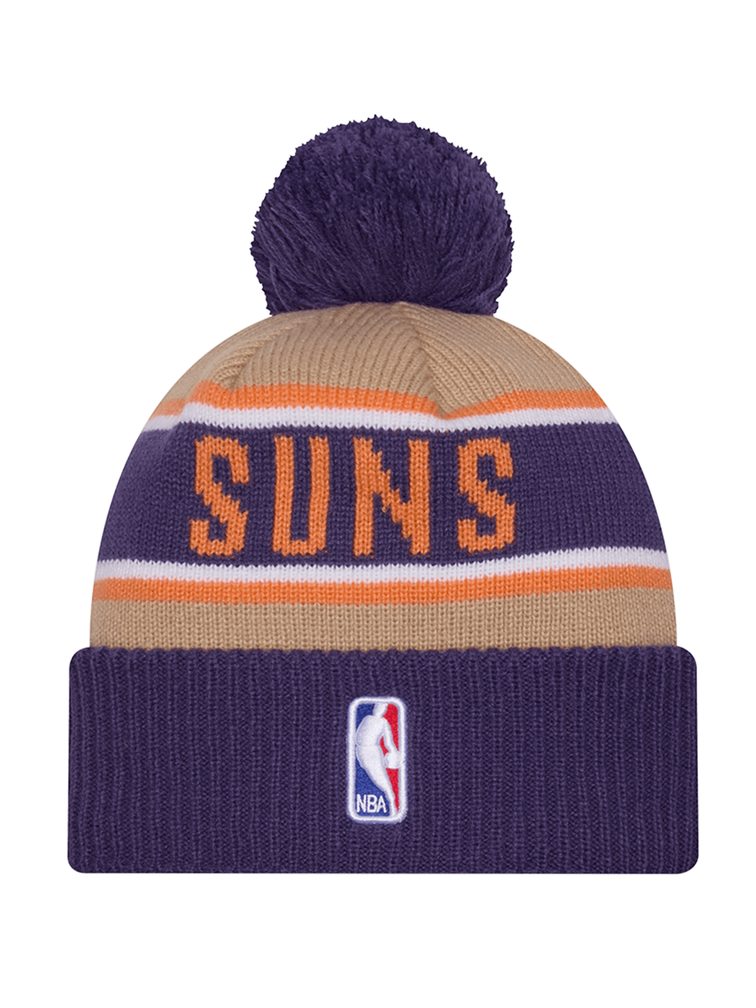 New Era Beanies Phoenix Suns New Era NBA 24 Draft Knit Beanie - Tan