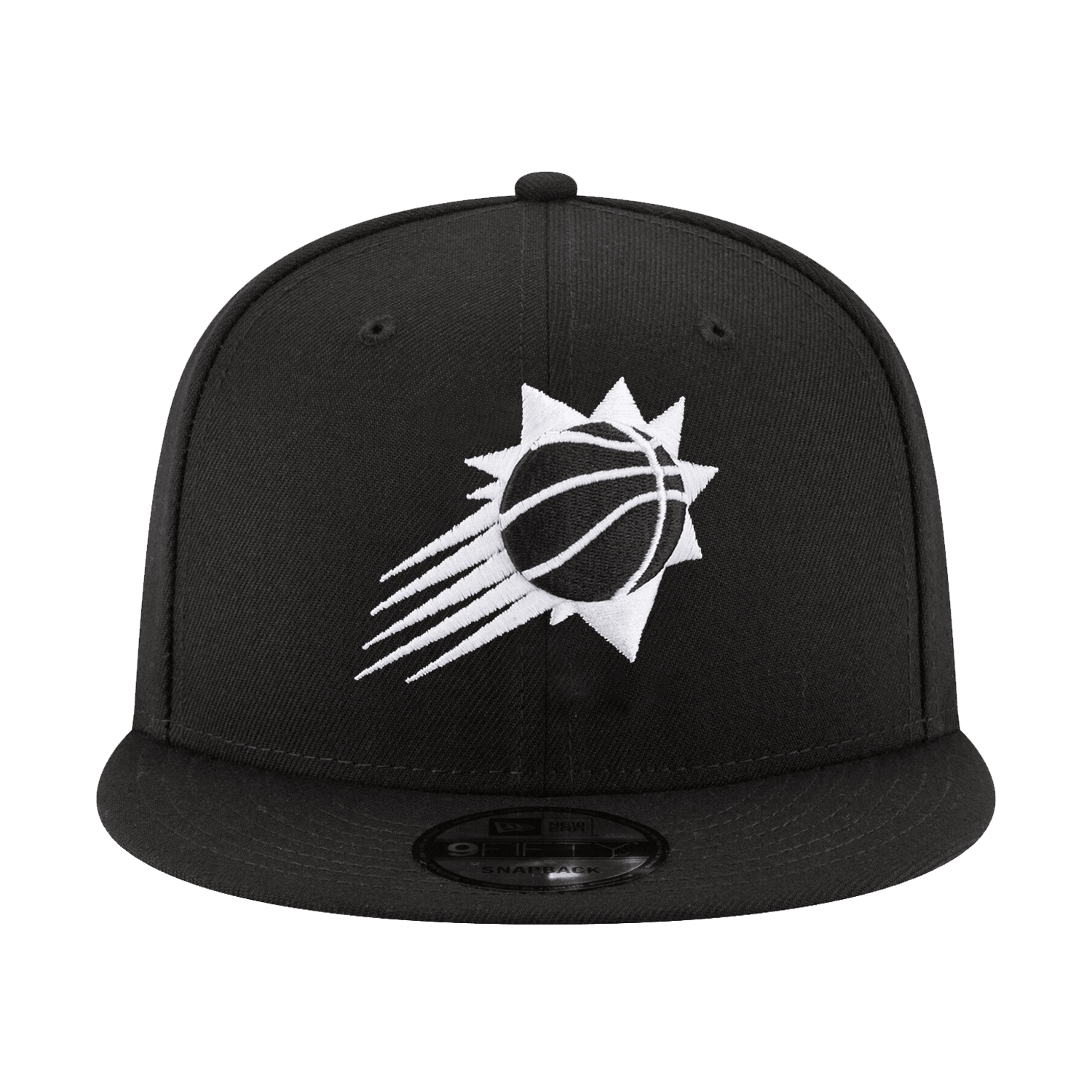 New Era Caps Phoenix Suns New Era NBA Black & White 9FIFTY Snapback Hat
