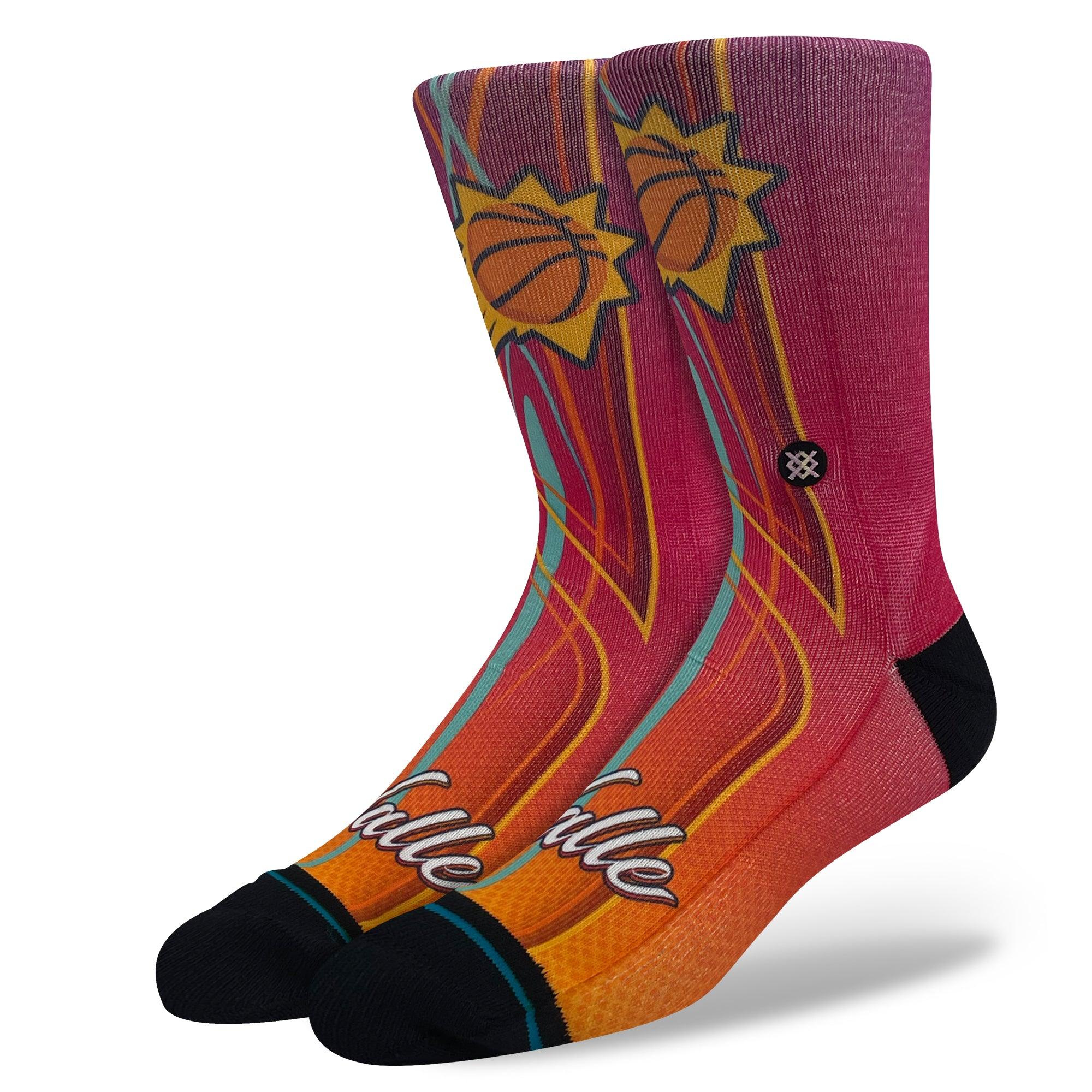 Stance Socks Large (9-12 US) Phoenix Suns Stance NBA 24 City Edition Crew Socks