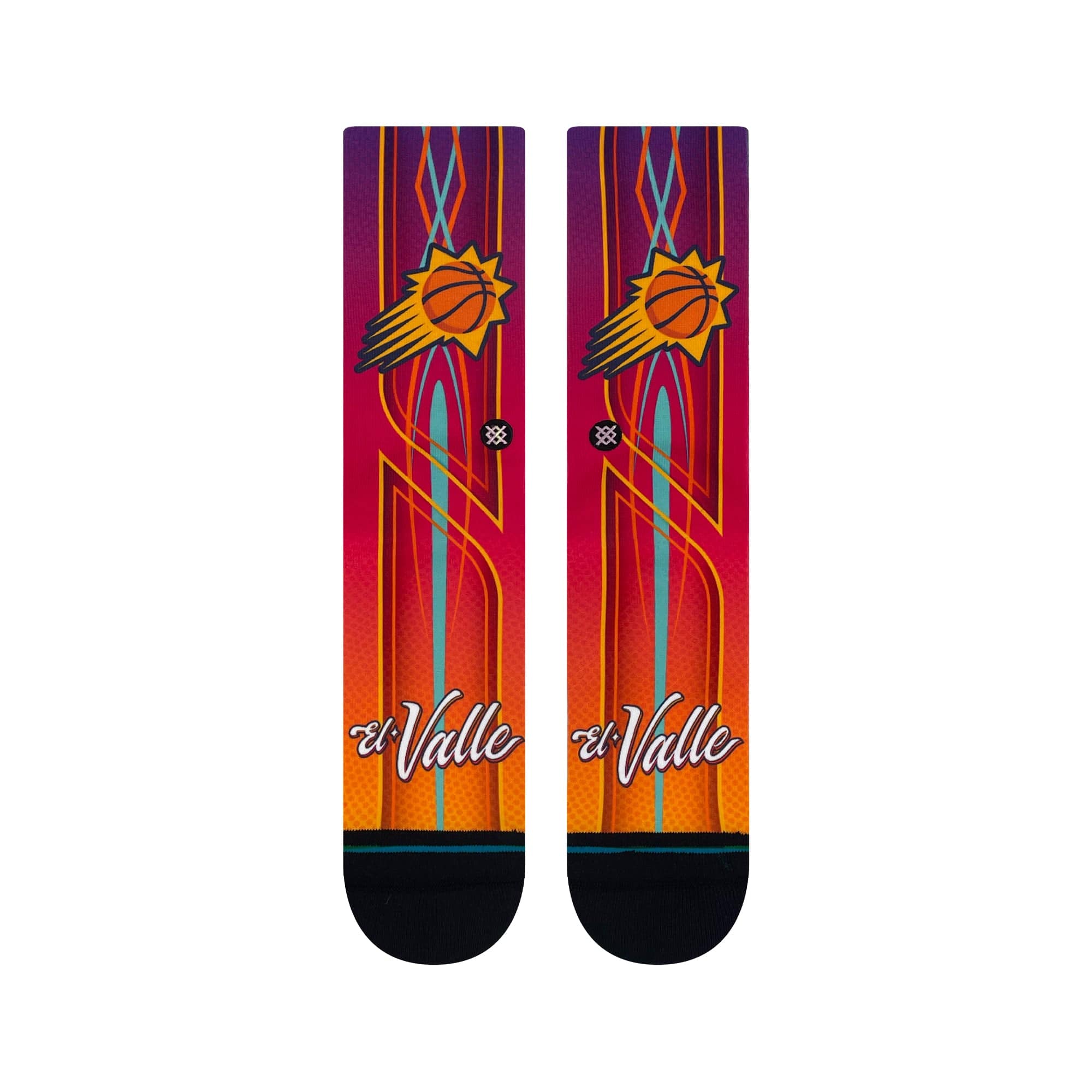 Stance Socks Large (9-12 US) Phoenix Suns Stance NBA 24 City Edition Crew Socks