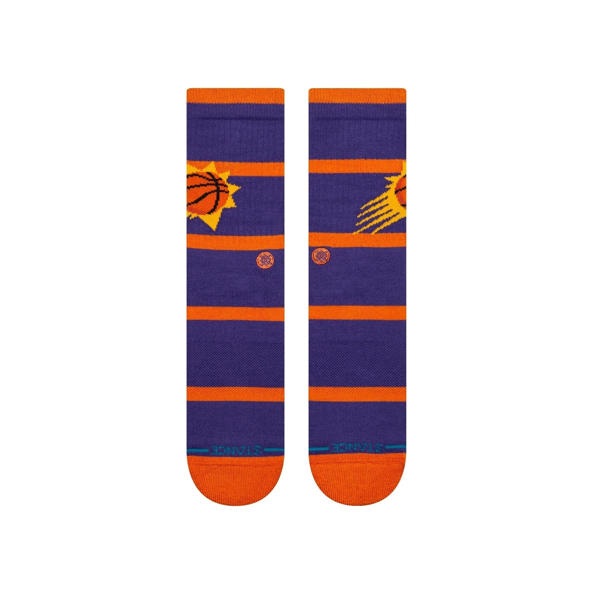 Stance Socks Large (9-12 US) Phoenix Suns Stance NBA Team Prep Crew Socks