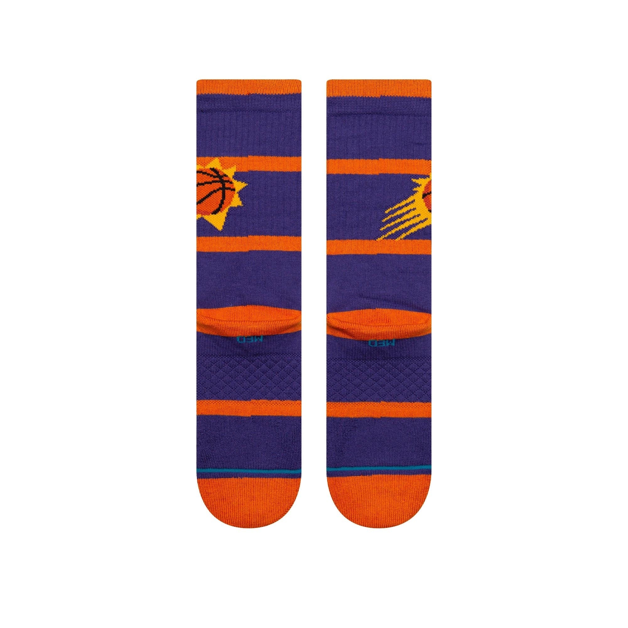 Stance Socks Large (9-12 US) Phoenix Suns Stance NBA Team Prep Crew Socks
