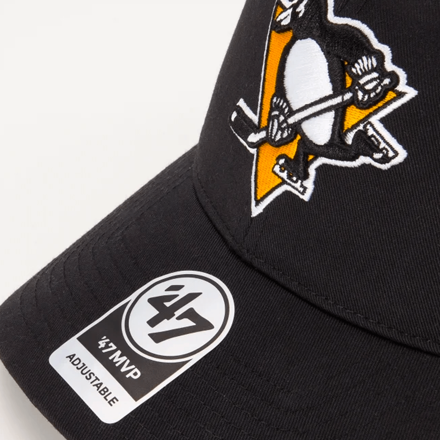 47 Brand Caps Pittsburgh Penguins '47 NHL Branson MVP Trucker Snapback Hat - Black